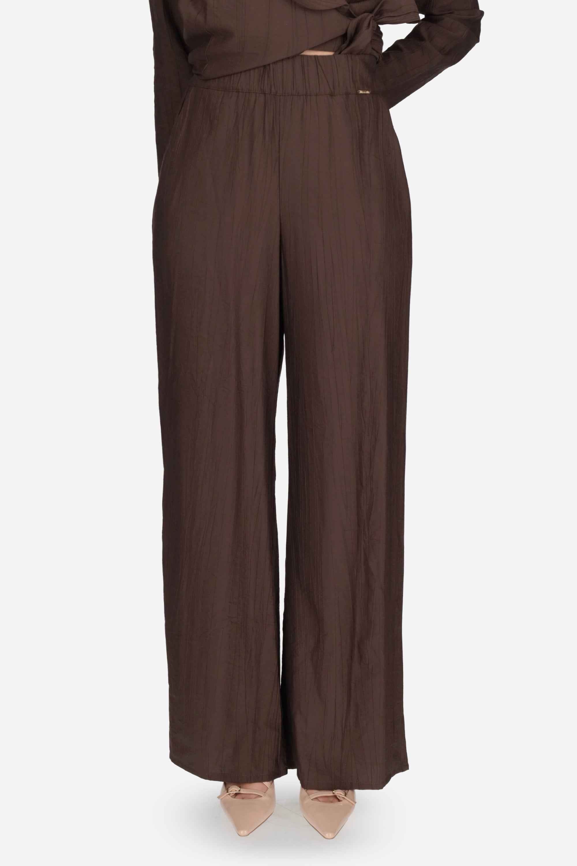 MARRONE | MADEMOISELLE DU MONDE - D MDM388 Pantalone