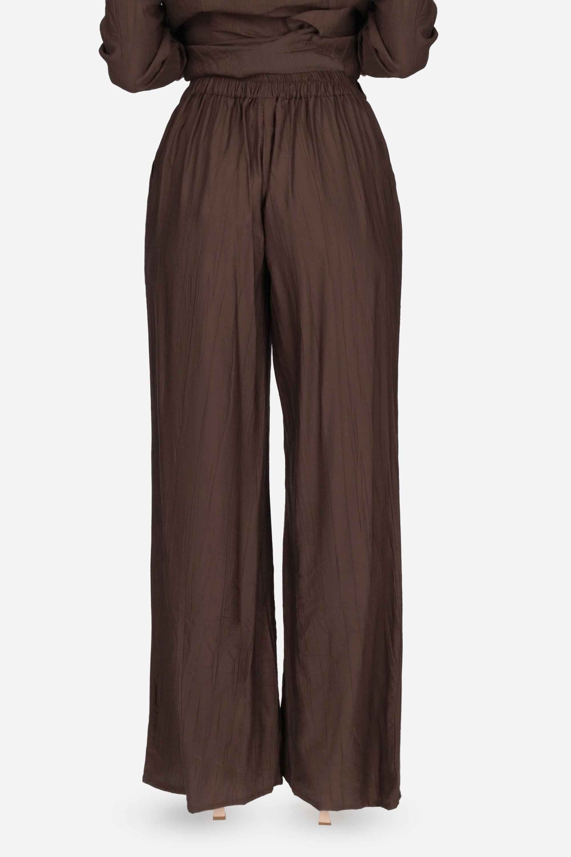 MARRONE | MADEMOISELLE DU MONDE - D MDM388 Pantalone