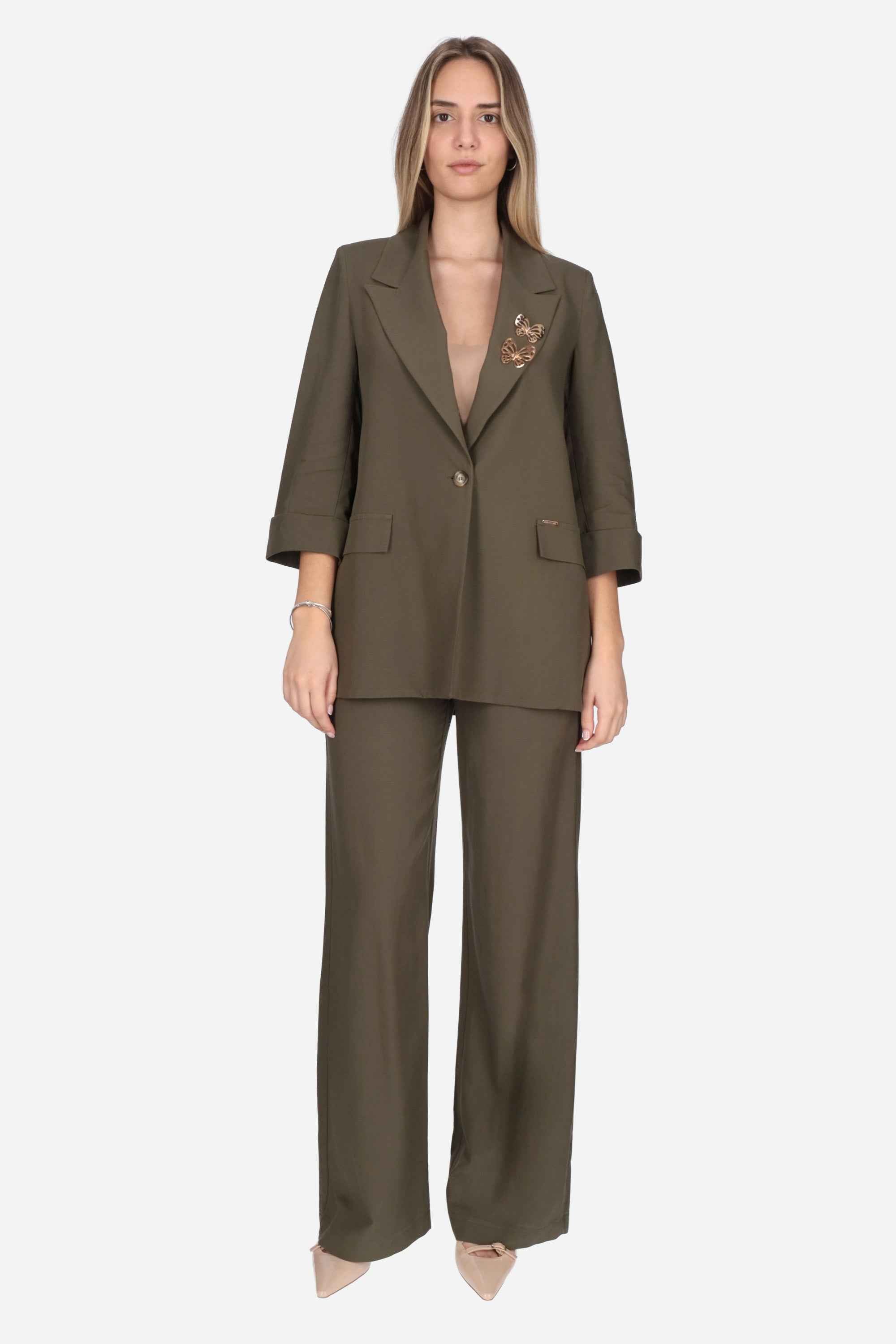 MILITARE | MADEMOISELLE DU MONDE - D MDM250 Pantalone