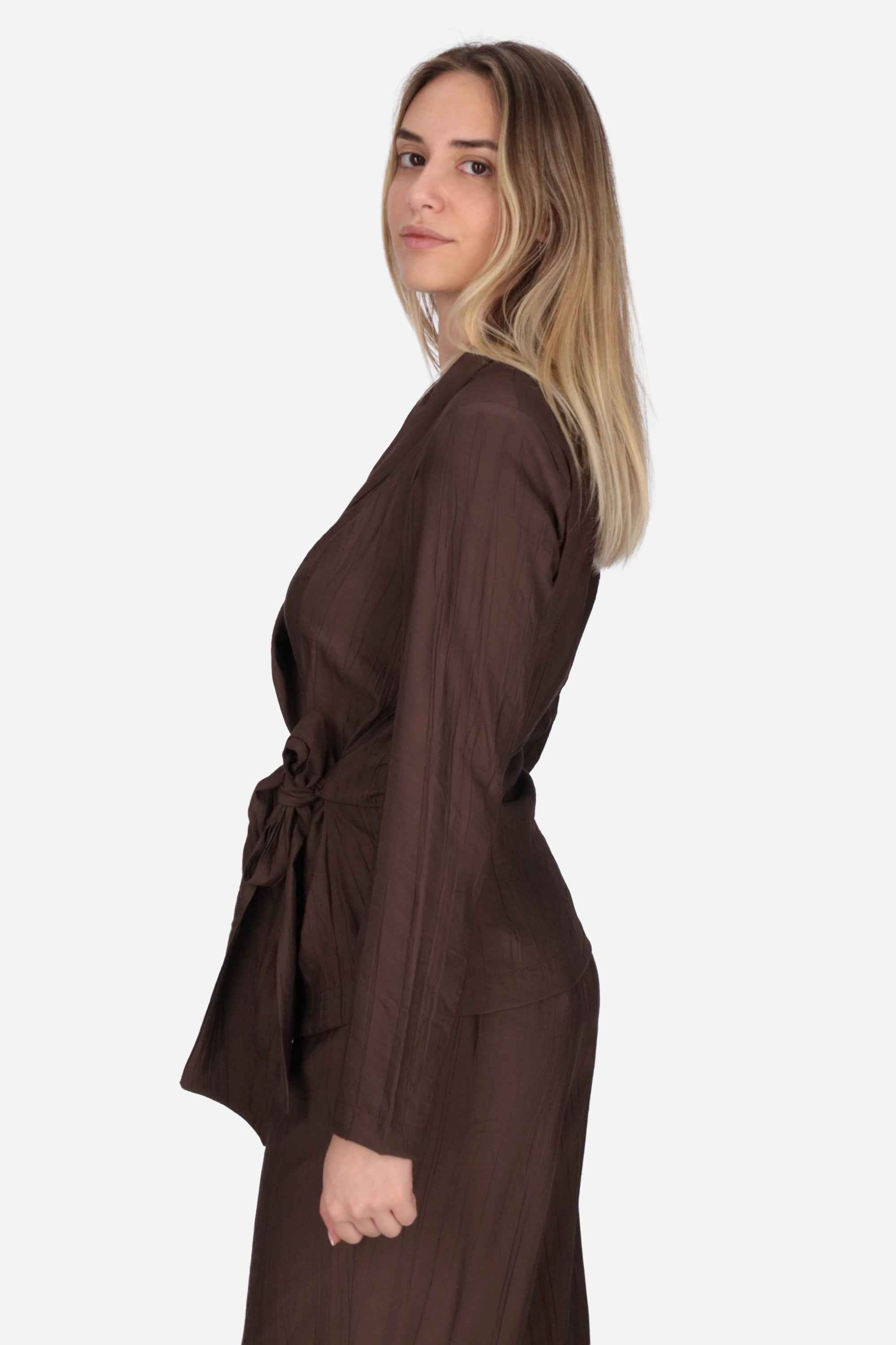 MARRONE | MADEMOISELLE DU MONDE - D MDM391 Giacca