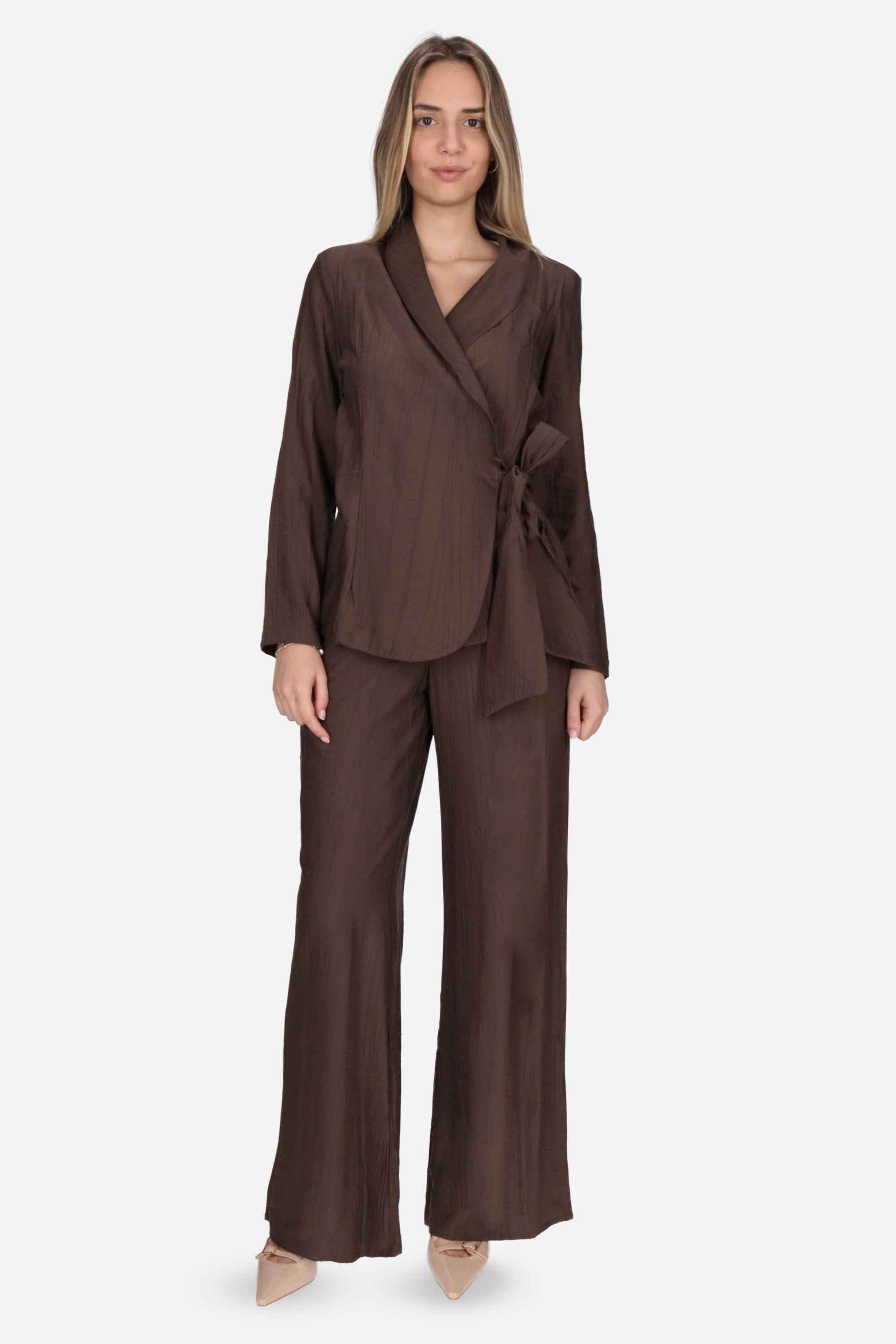 MARRONE | MADEMOISELLE DU MONDE - D MDM391 Giacca
