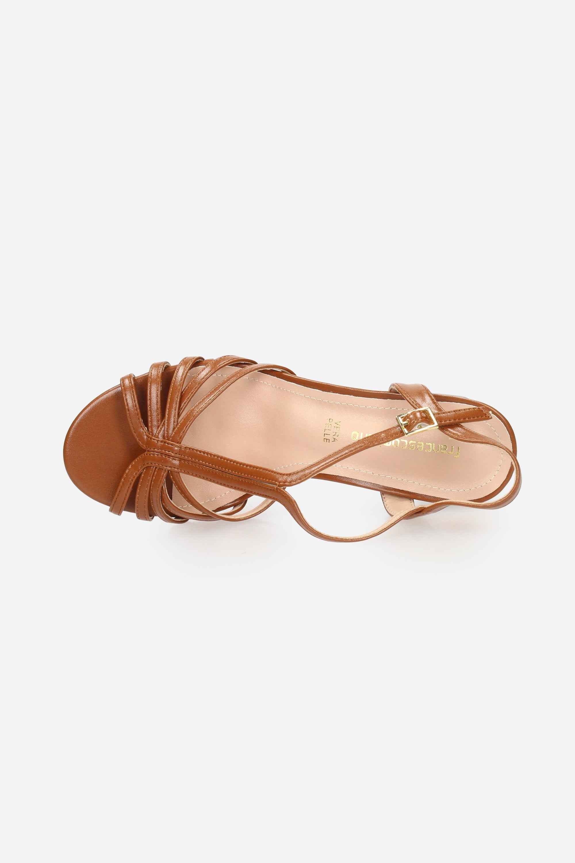 MARRONE | FRANCESCO MILANO - D G41-06A Sandalo