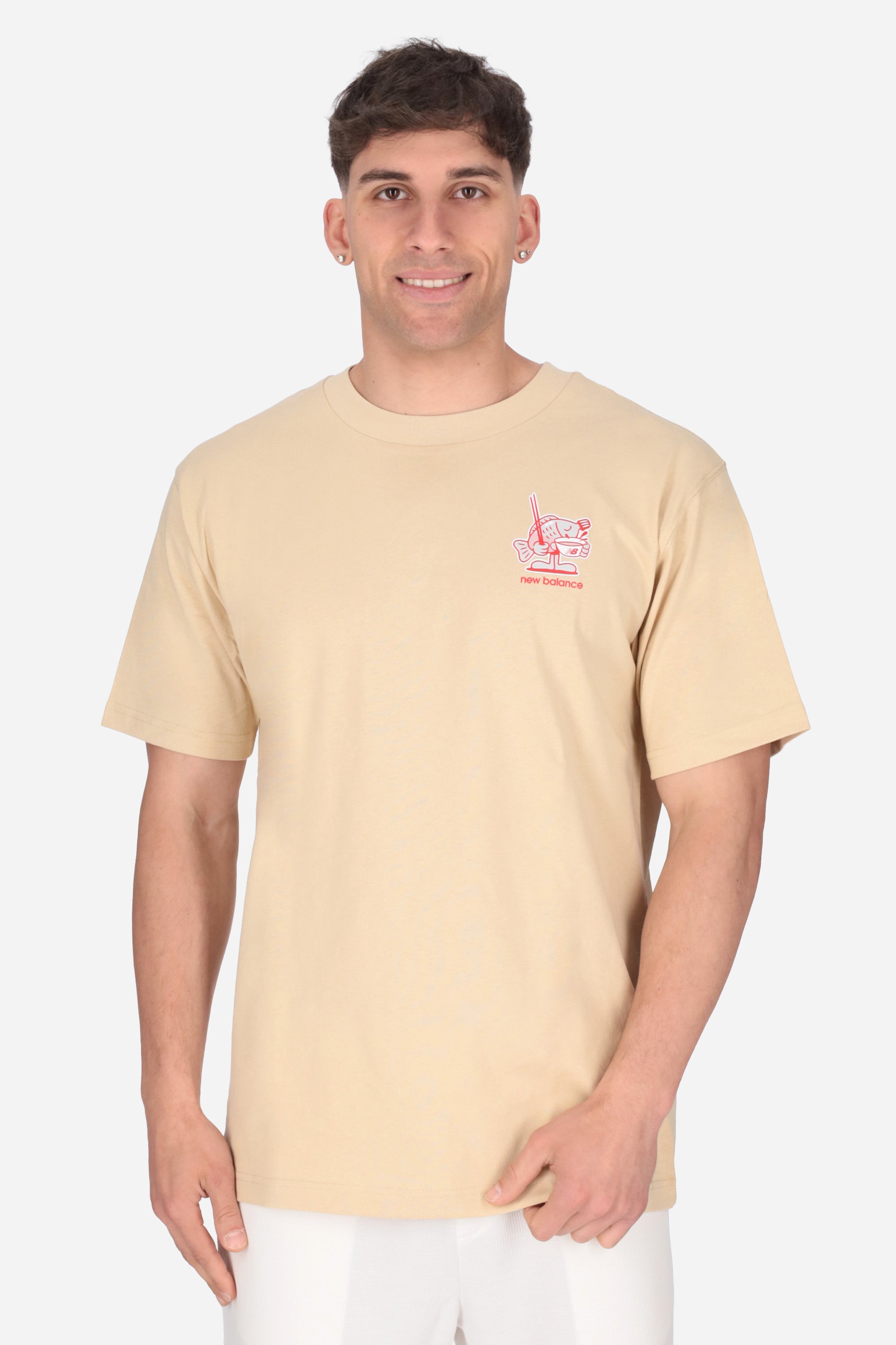 BEIGE | NEW BALANCE  - U MT61H51DABC T-shirt