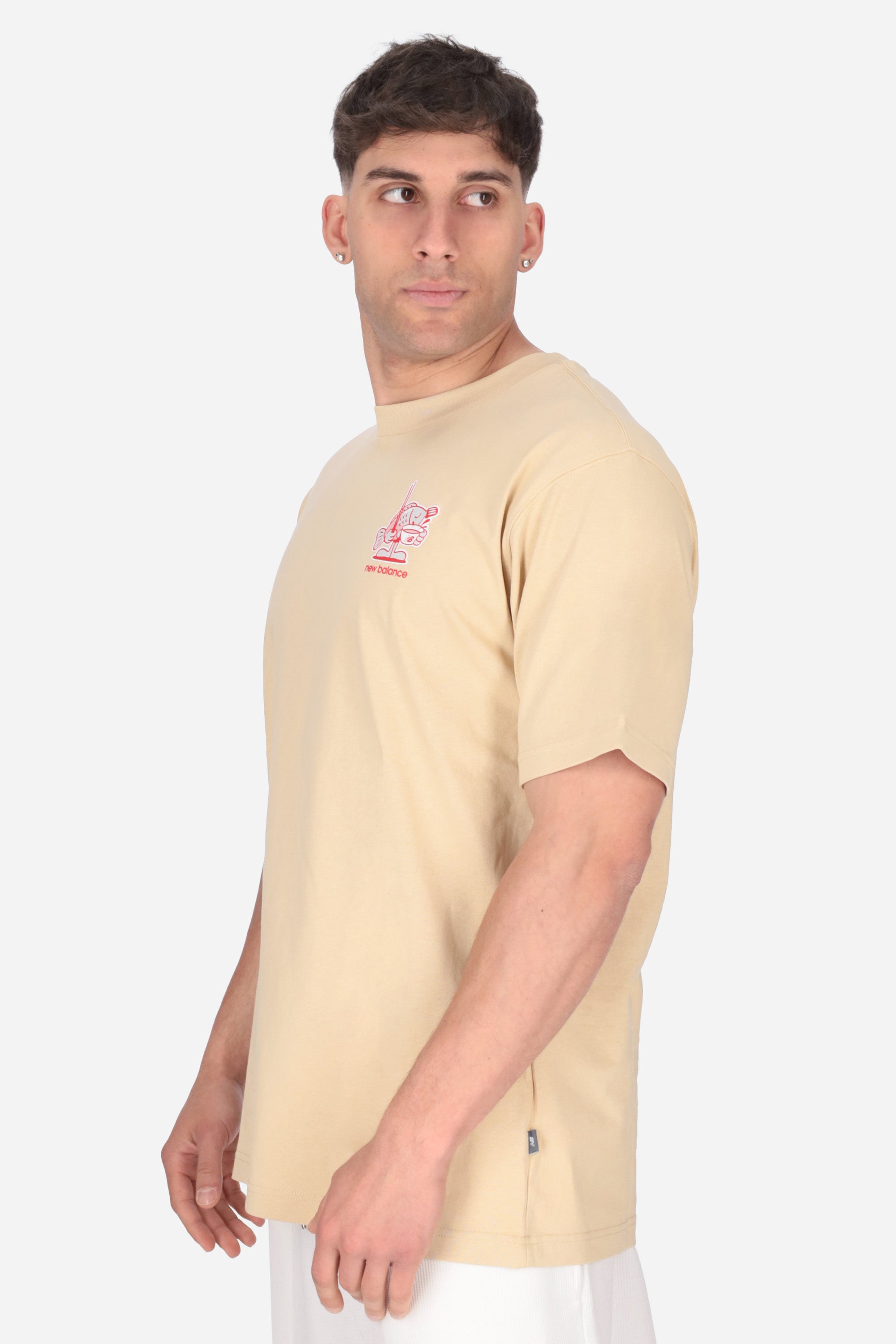 BEIGE | NEW BALANCE  - U MT61H51DABC T-shirt