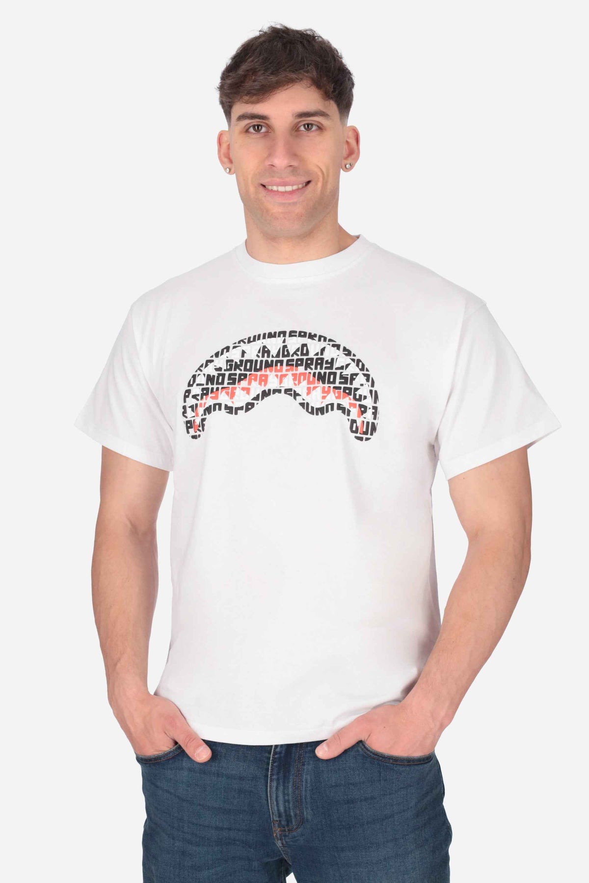 BIANCO | SPRAYGROUND - U SP858 T-shirt
