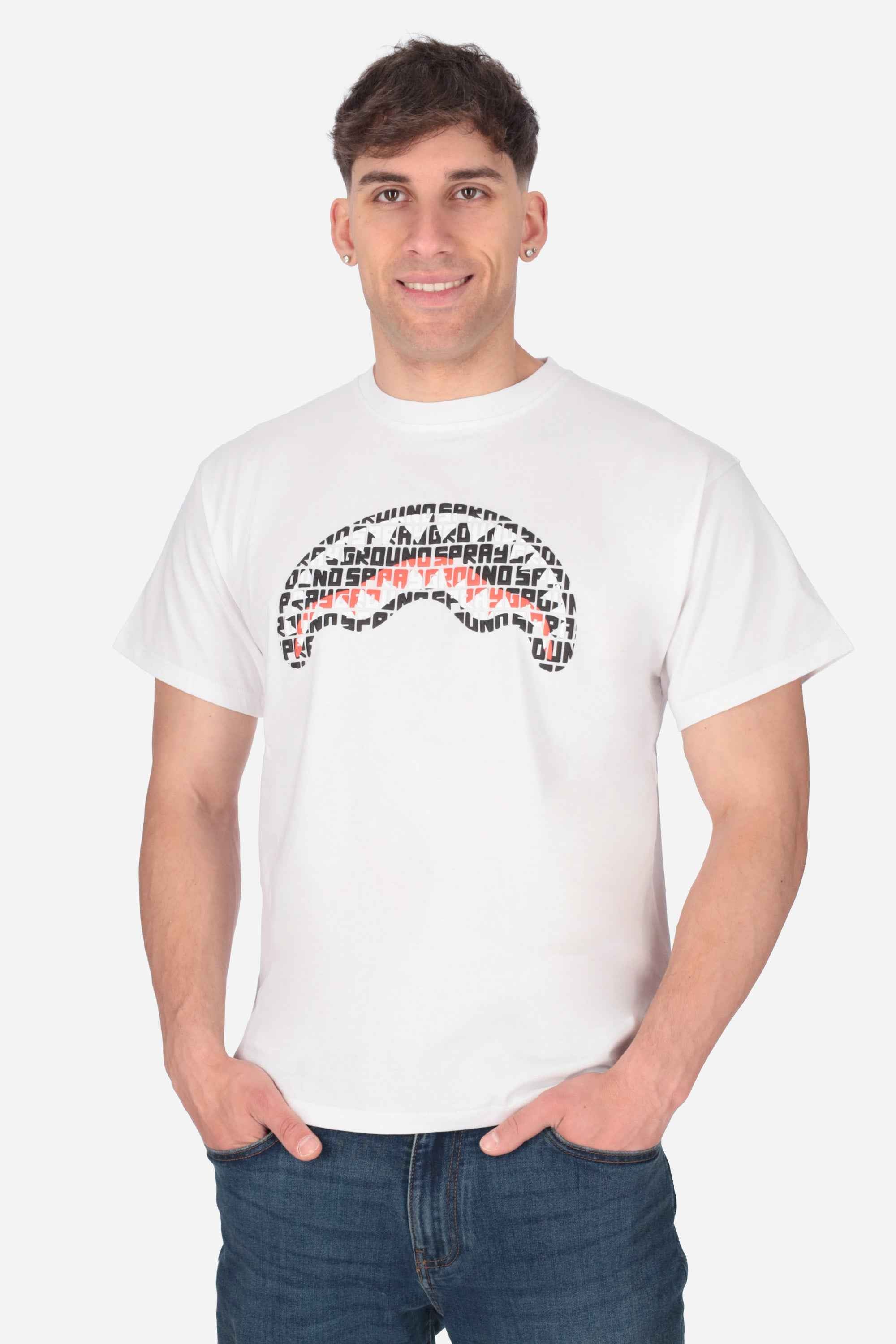 BIANCO | SPRAYGROUND - U SP858 T-shirt