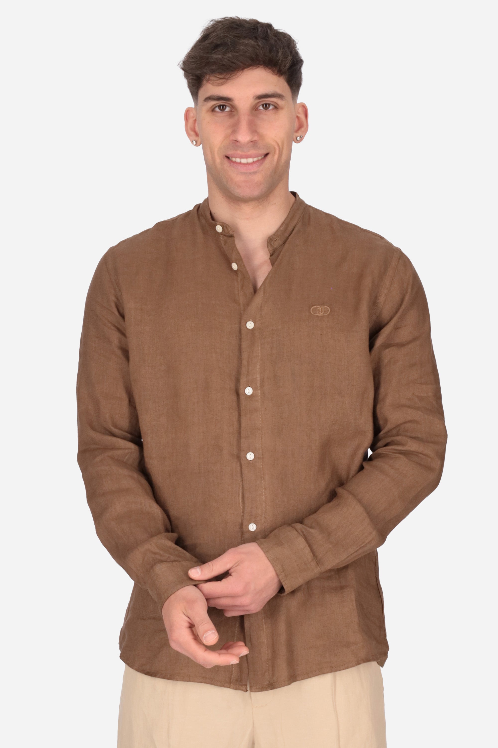 MARRONE | LIU JO UOMO - U QA6205T4359 Camicia
