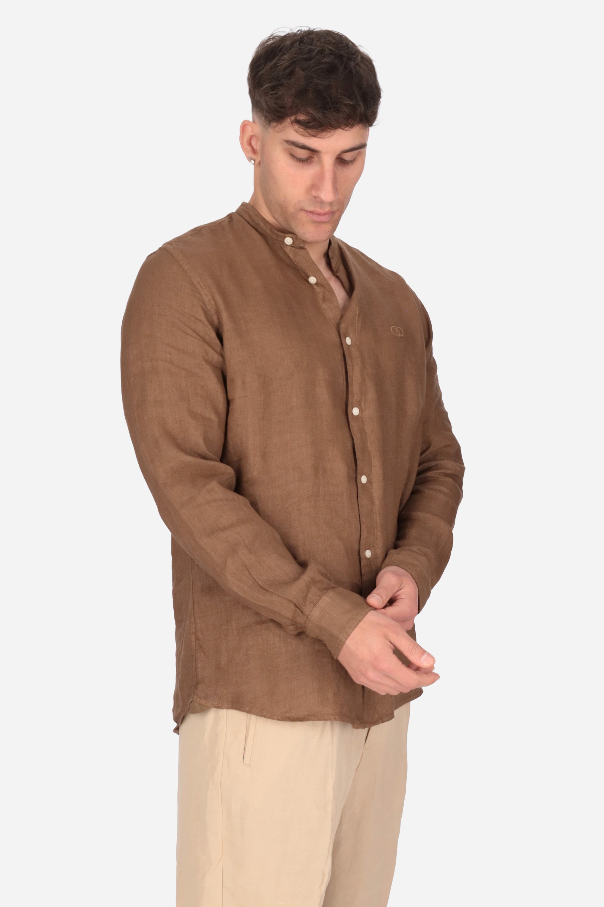 MARRONE | LIU JO UOMO - U QA6205T4359 Camicia