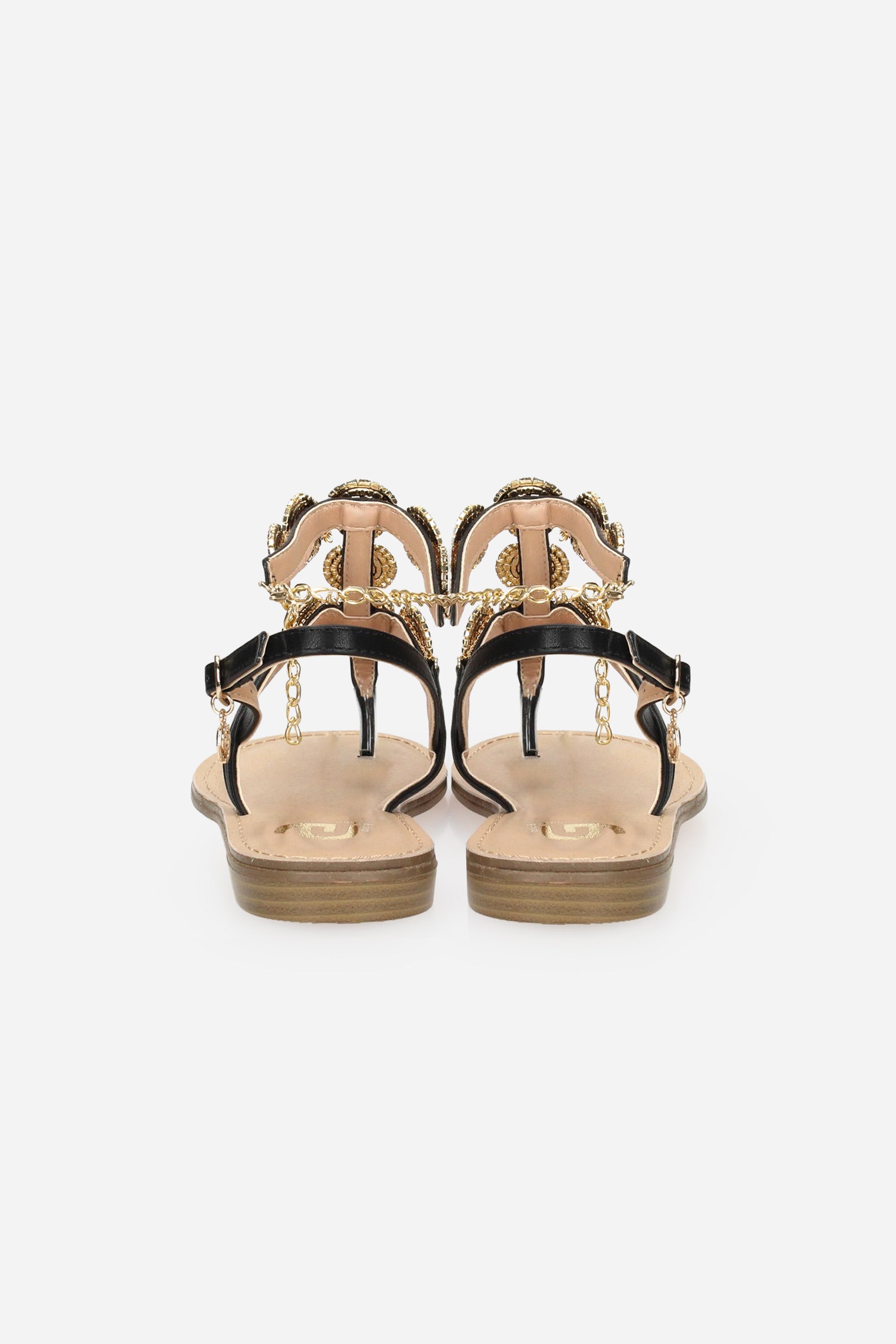 NERO | GOLD & GOLD - D GL835 Infradito