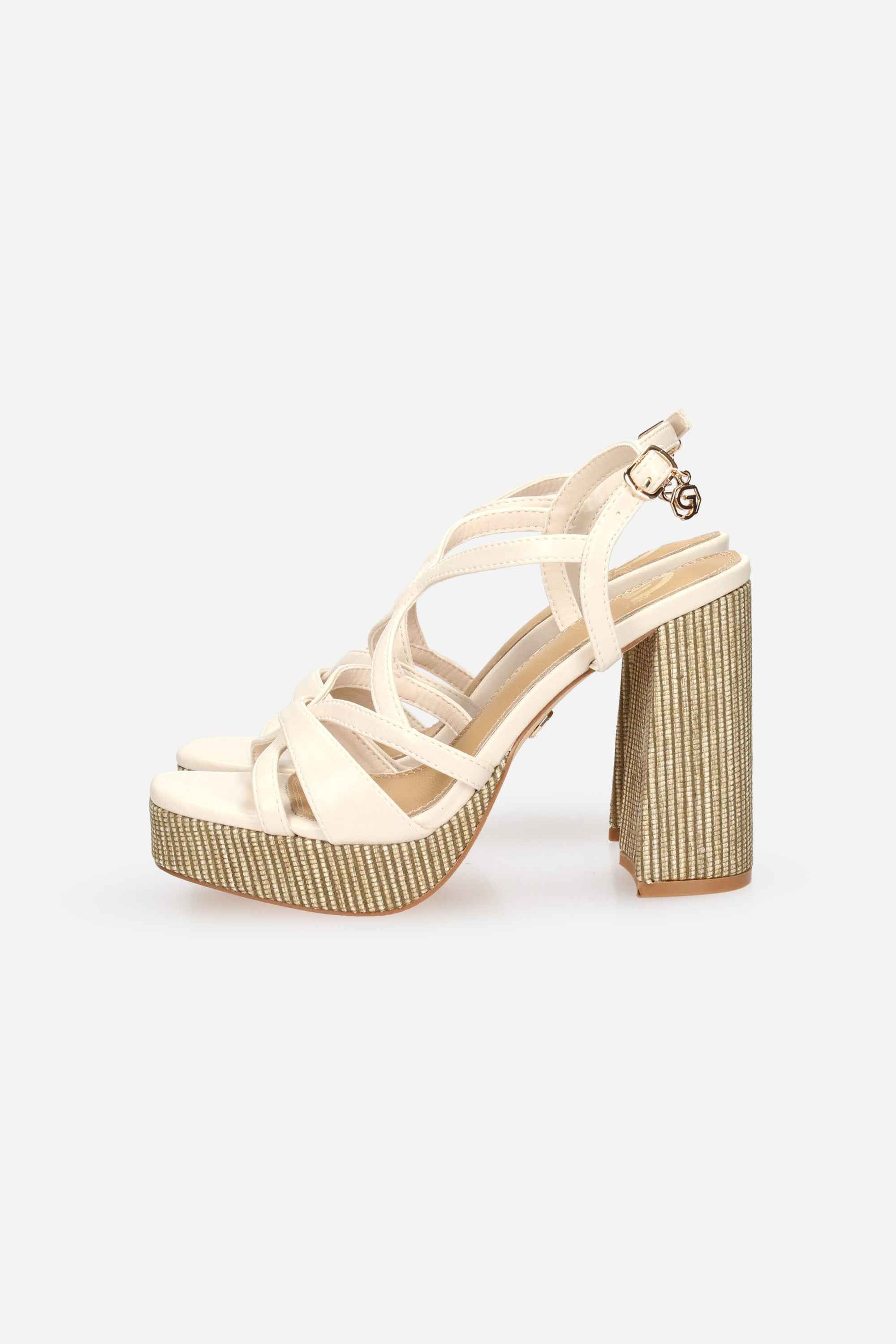 BEIGE | GOLD & GOLD - D GD87 Sandalo
