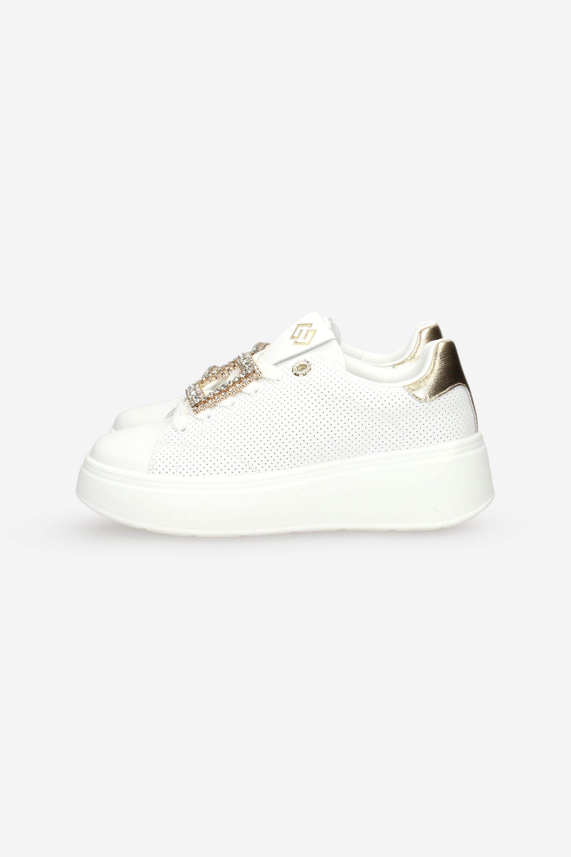 WHITE | GOLD & GOLD - D GB932 Sneakers