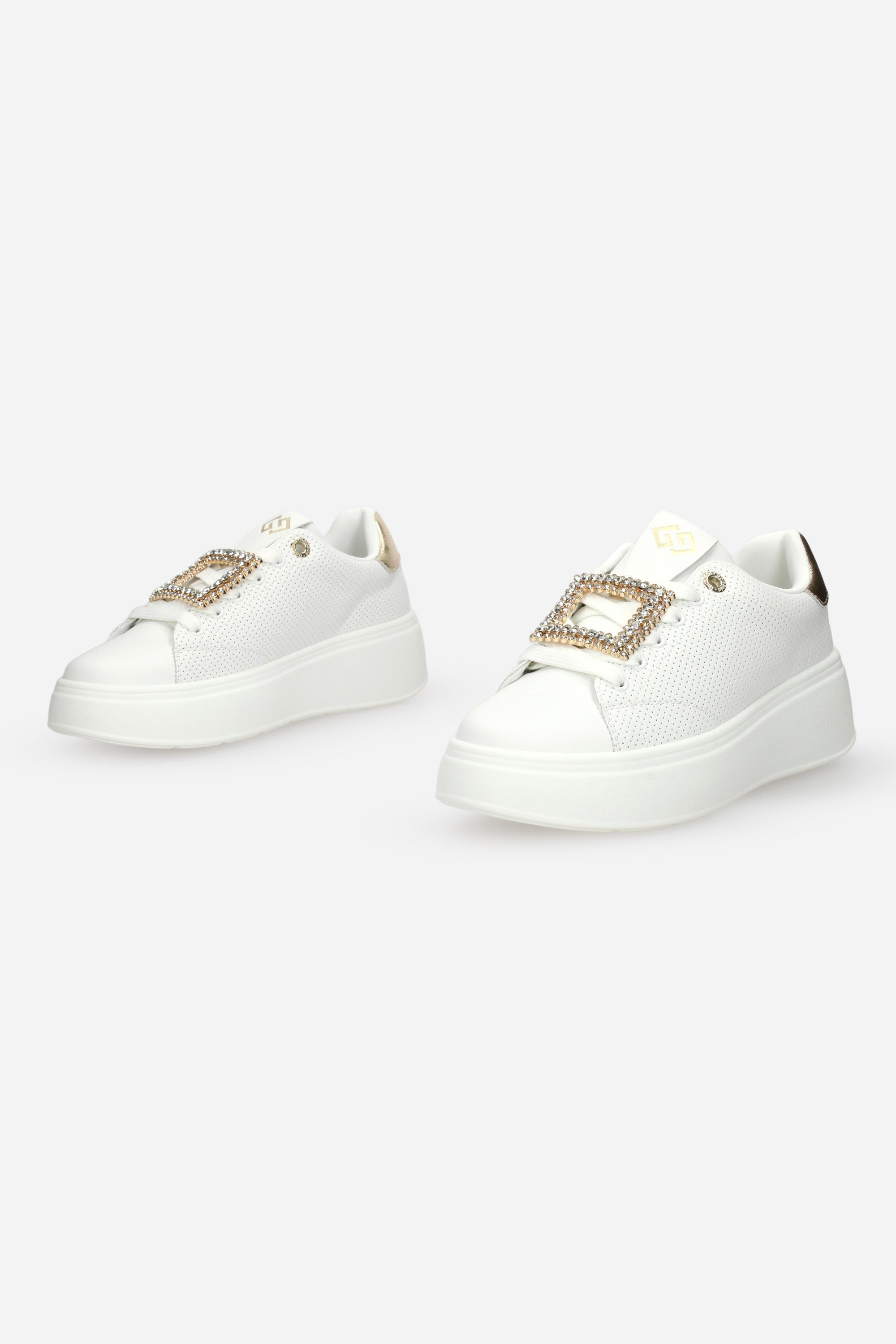 WHITE | GOLD & GOLD - D GB932 Sneakers