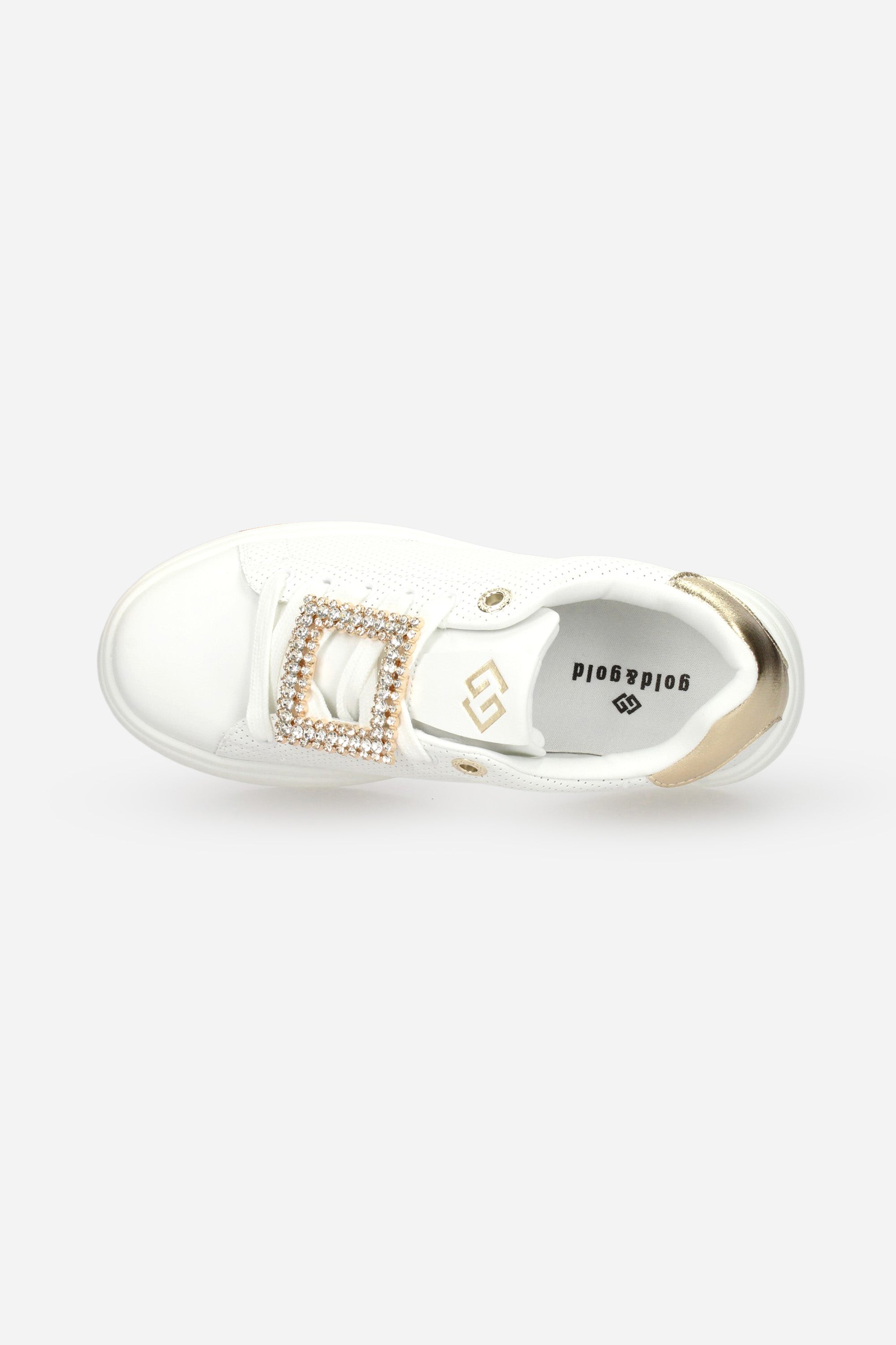 WHITE | GOLD & GOLD - D GB932 Sneakers