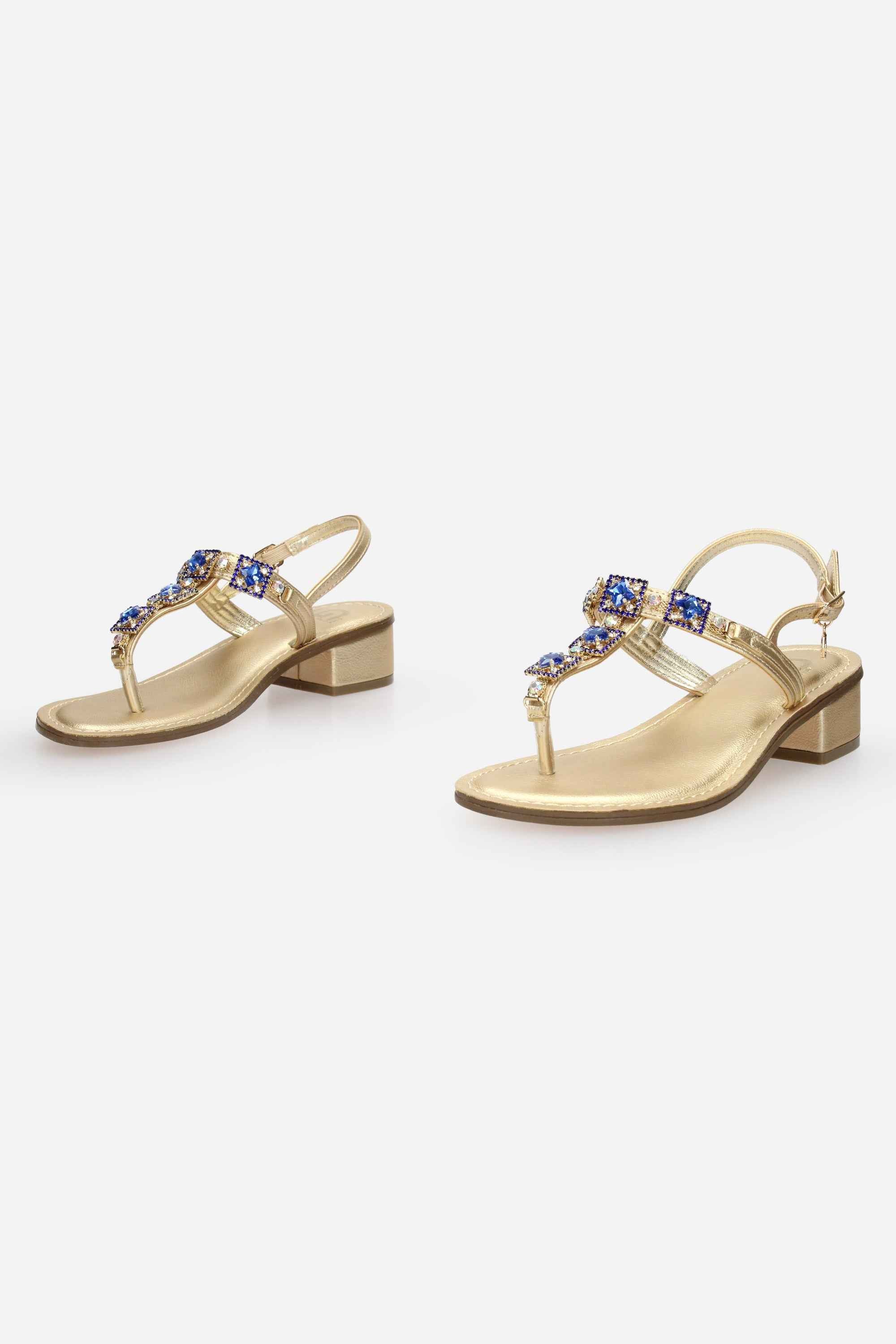 BLU | GOLD & GOLD - D GL822 Infradito