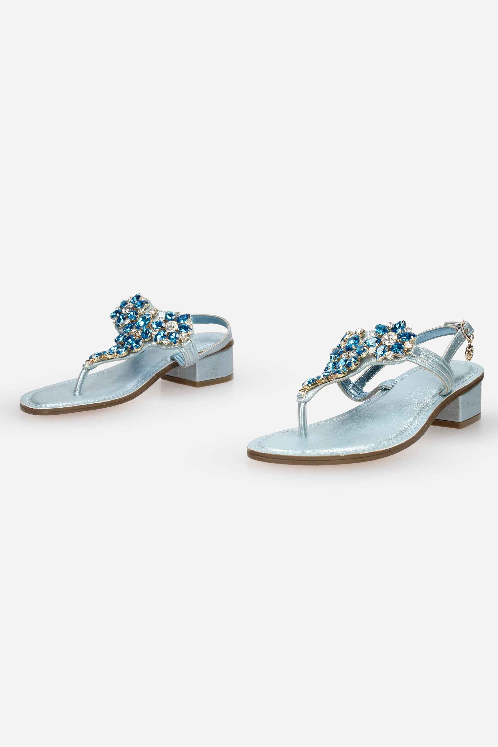 AZZURRO | GOLD & GOLD - D GL821 Infradito