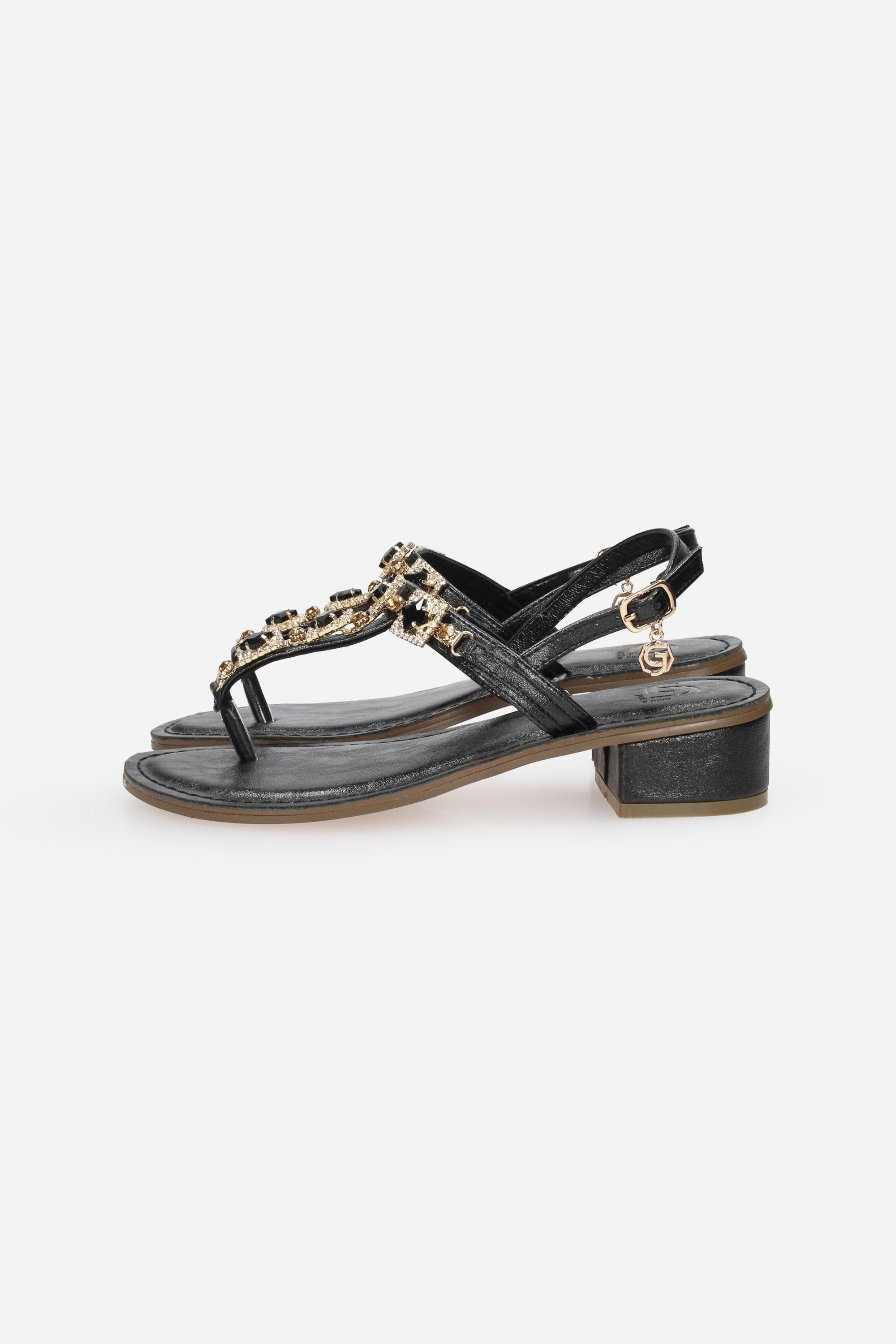 NERO | GOLD & GOLD - D GL822 Infradito