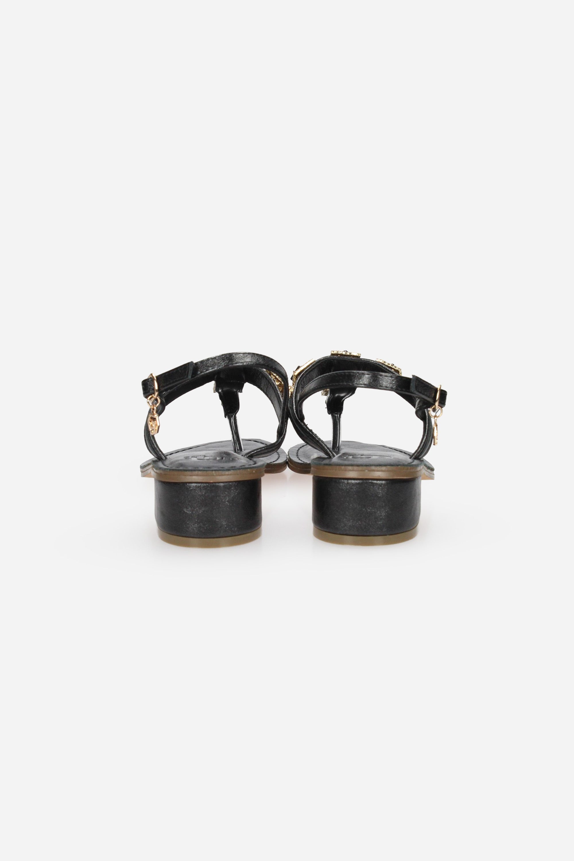 NERO | GOLD & GOLD - D GL822 Infradito