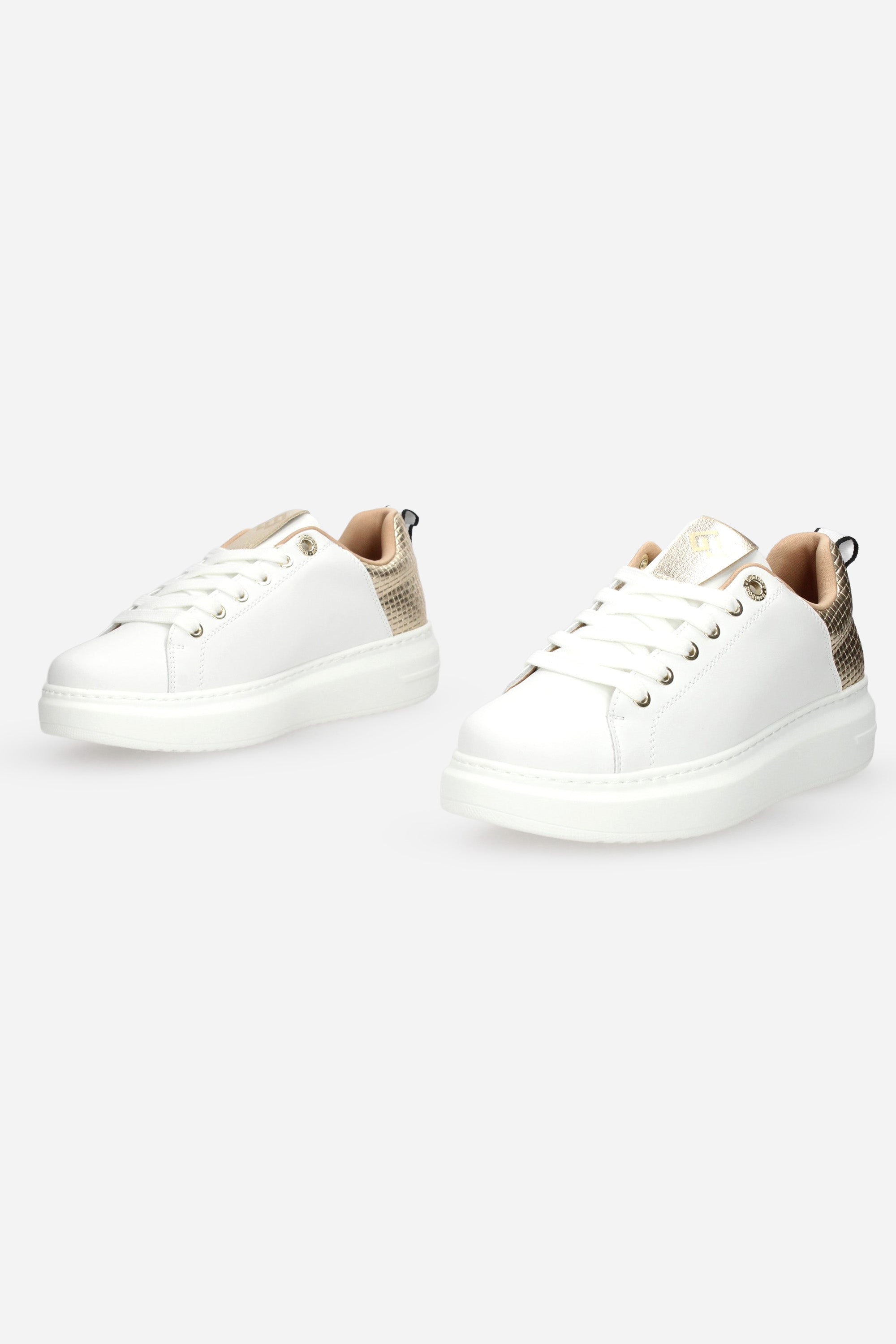 WHITE | GOLD & GOLD - D GB919 Sneakers