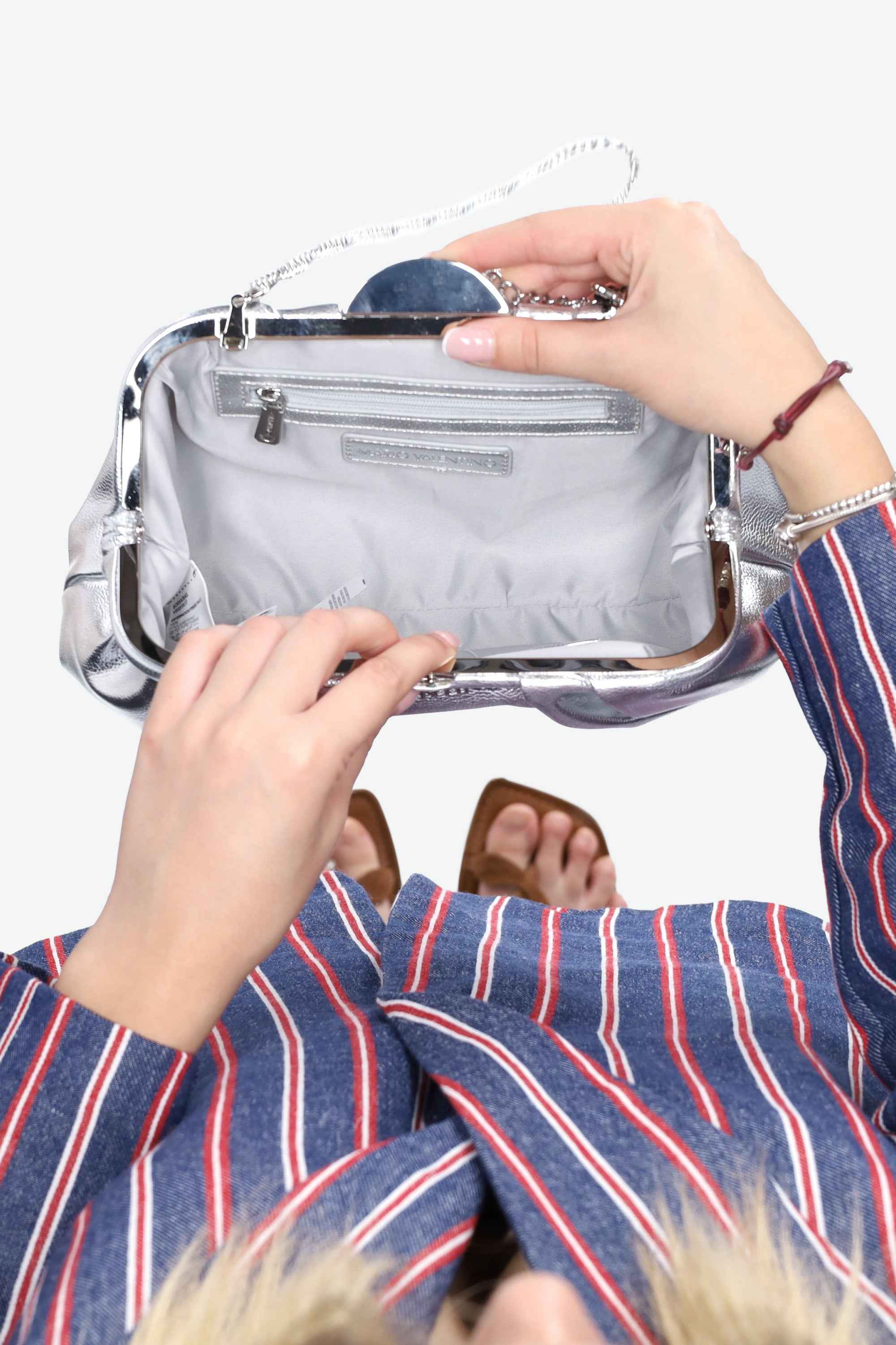 ARGENTO | VALENTINO - D VBS9YA17 Borsa