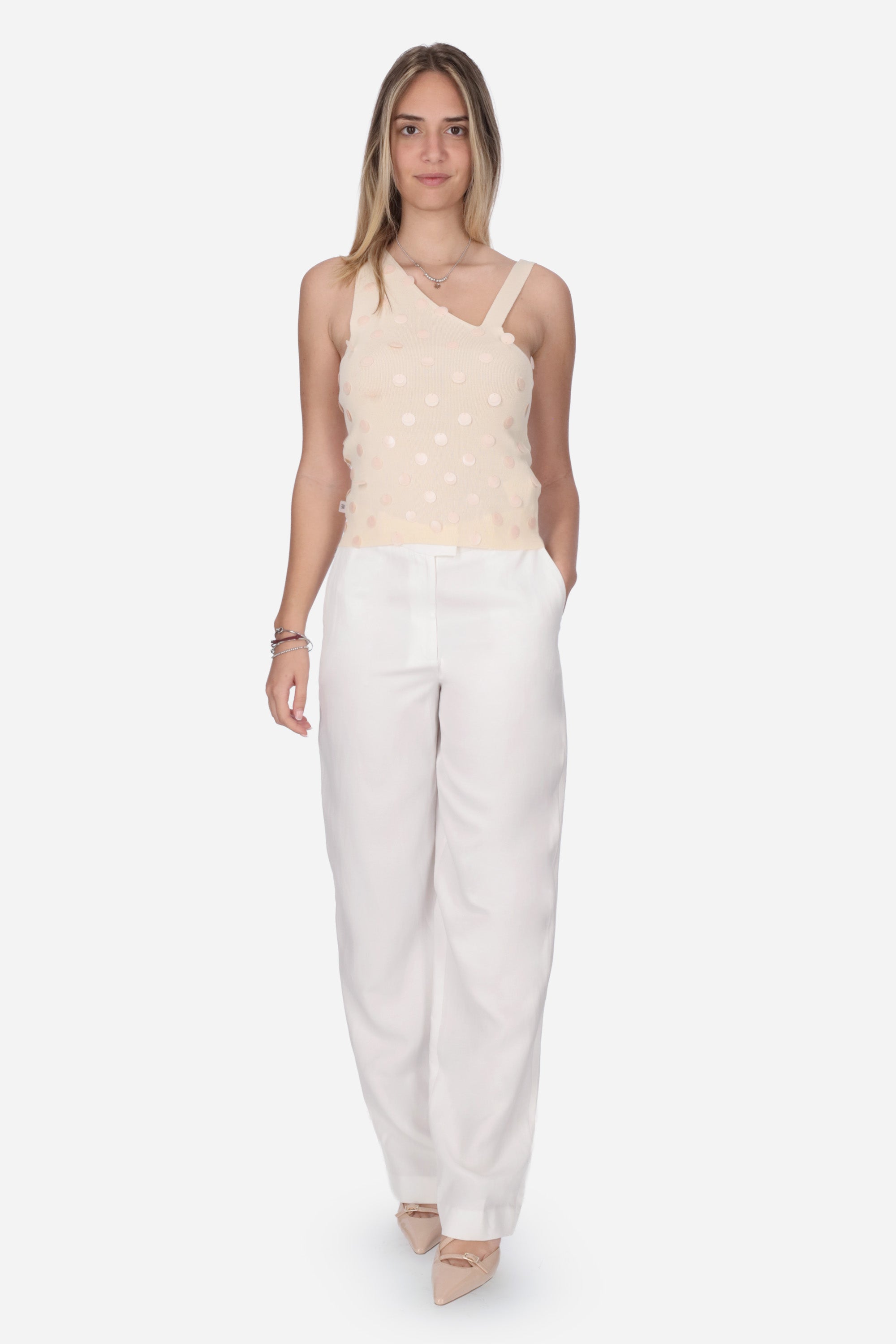 BIANCO | JIJIL - D PA236 Pantalone