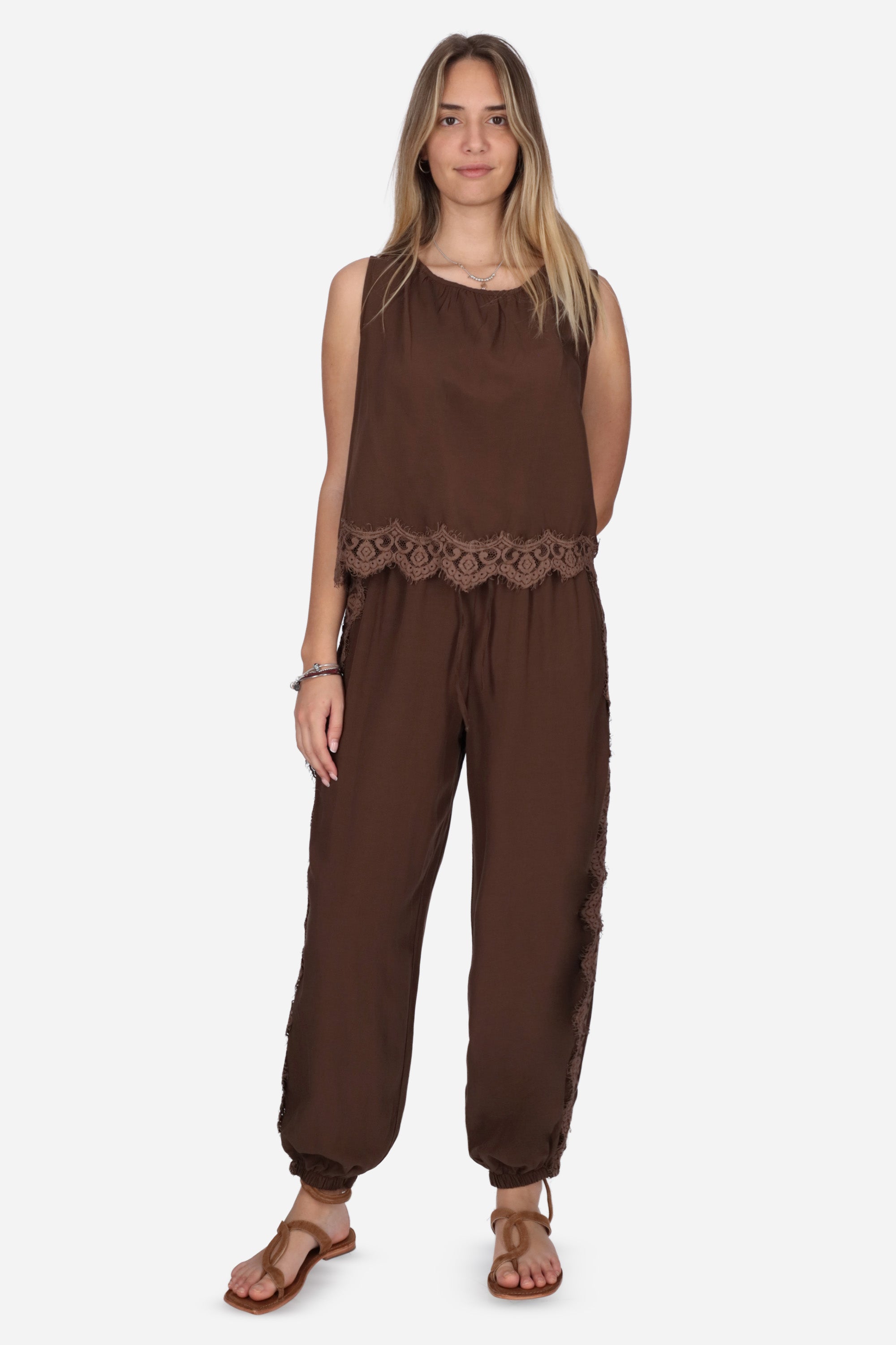 MARRONE | SAIPH - D 95212 Pantalone