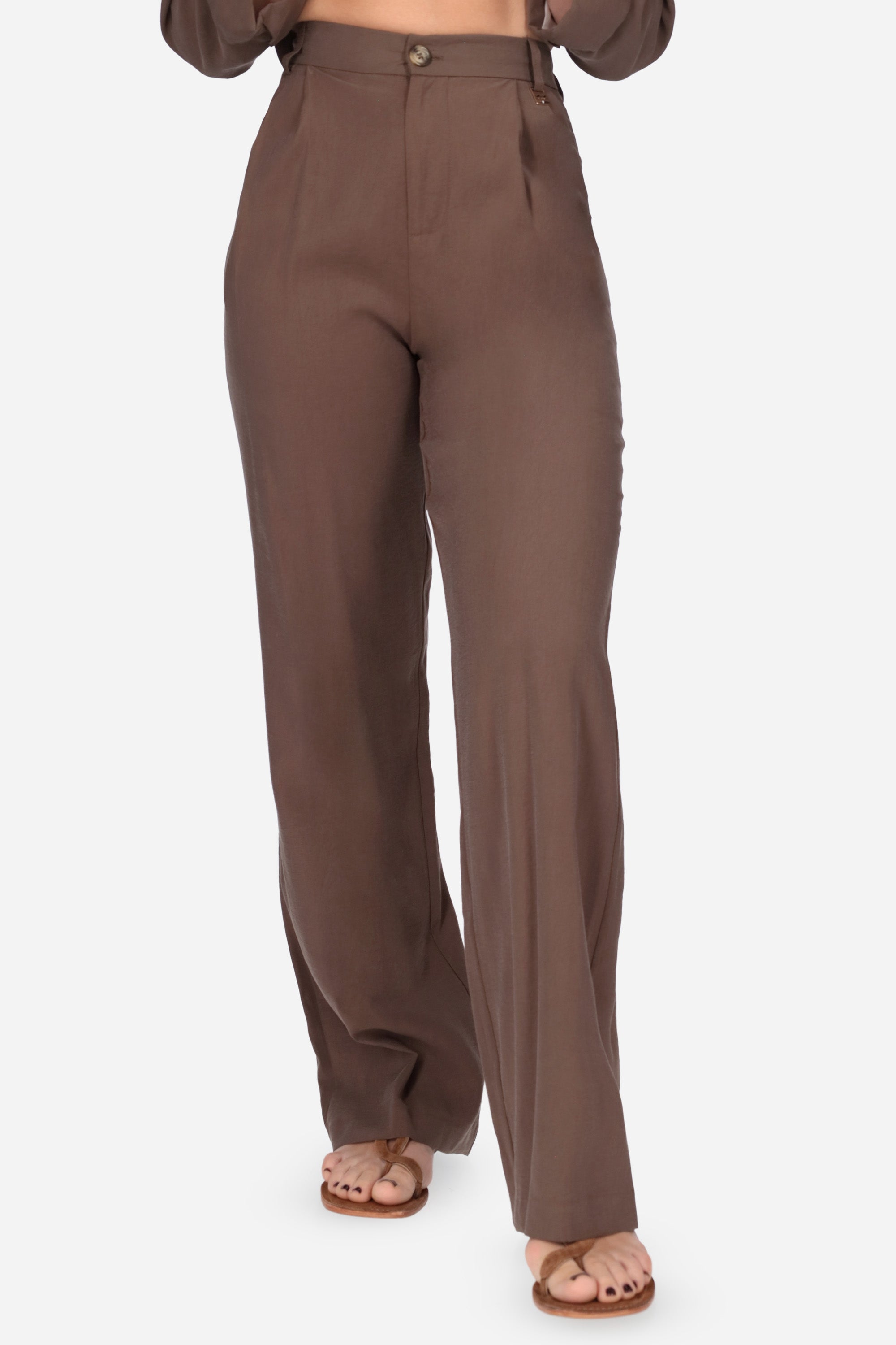 MARRONE | MADEMOISELLE DU MONDE - D PA4875 Pantalone
