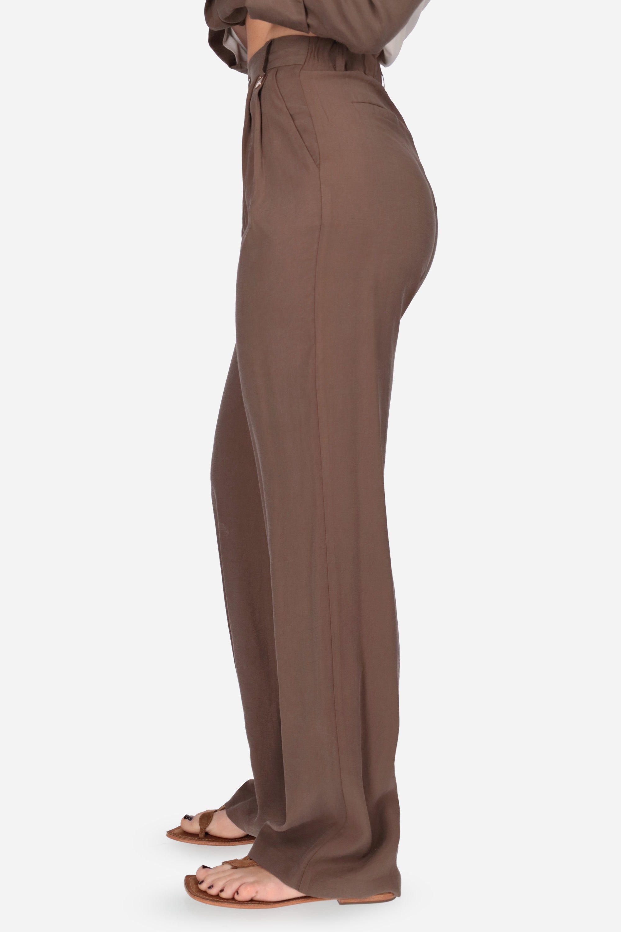 MARRONE | MADEMOISELLE DU MONDE - D PA4875 Pantalone