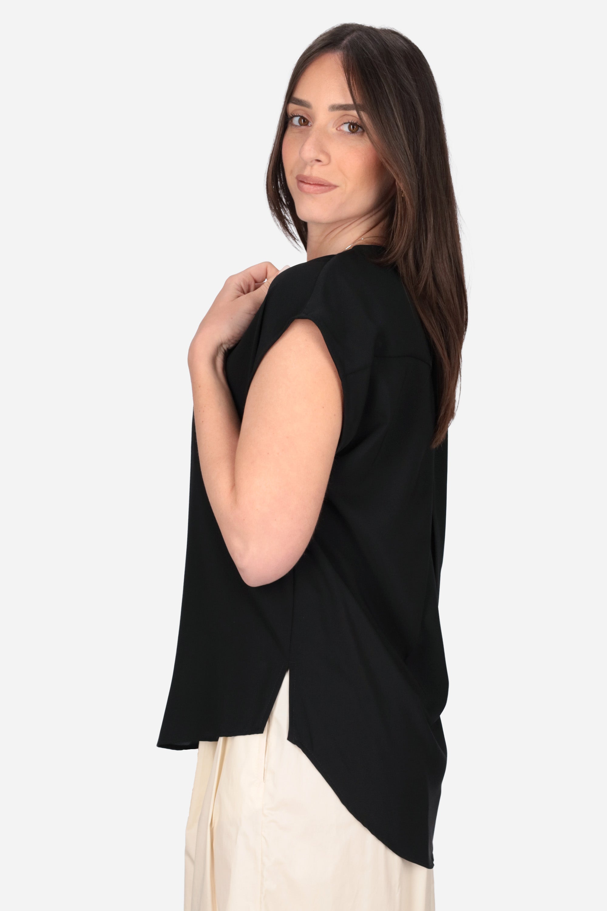 NERO | MADEMOISELLE DU MONDE - D BL4870 Blusa