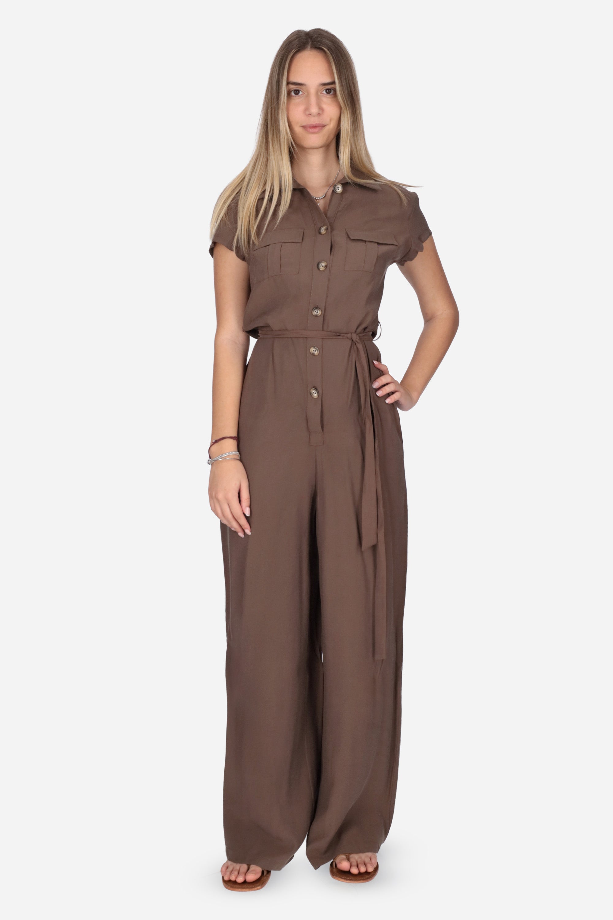 MARRONE | MADEMOISELLE DU MONDE - D TU4877 Tuta