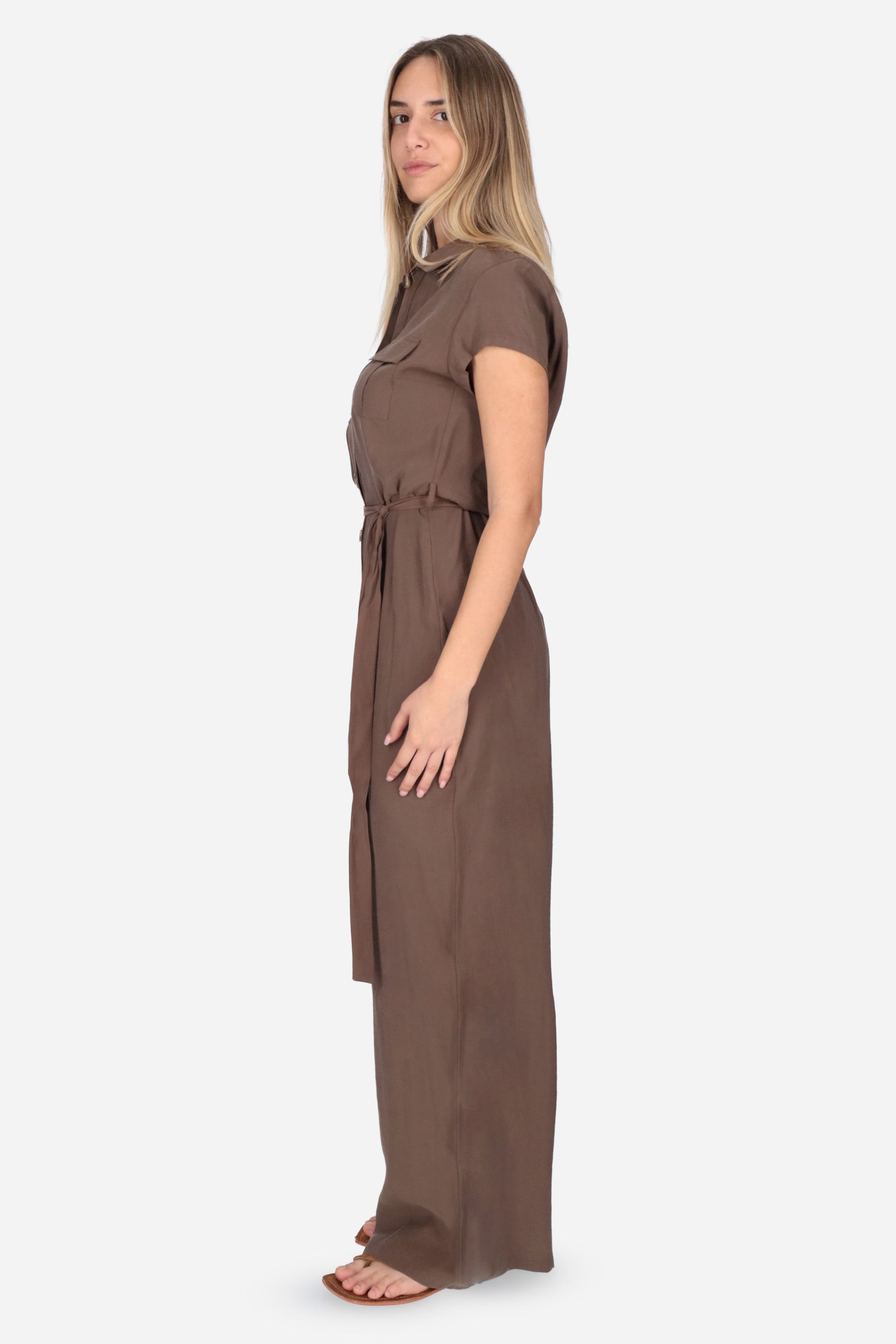 MARRONE | MADEMOISELLE DU MONDE - D TU4877 Tuta