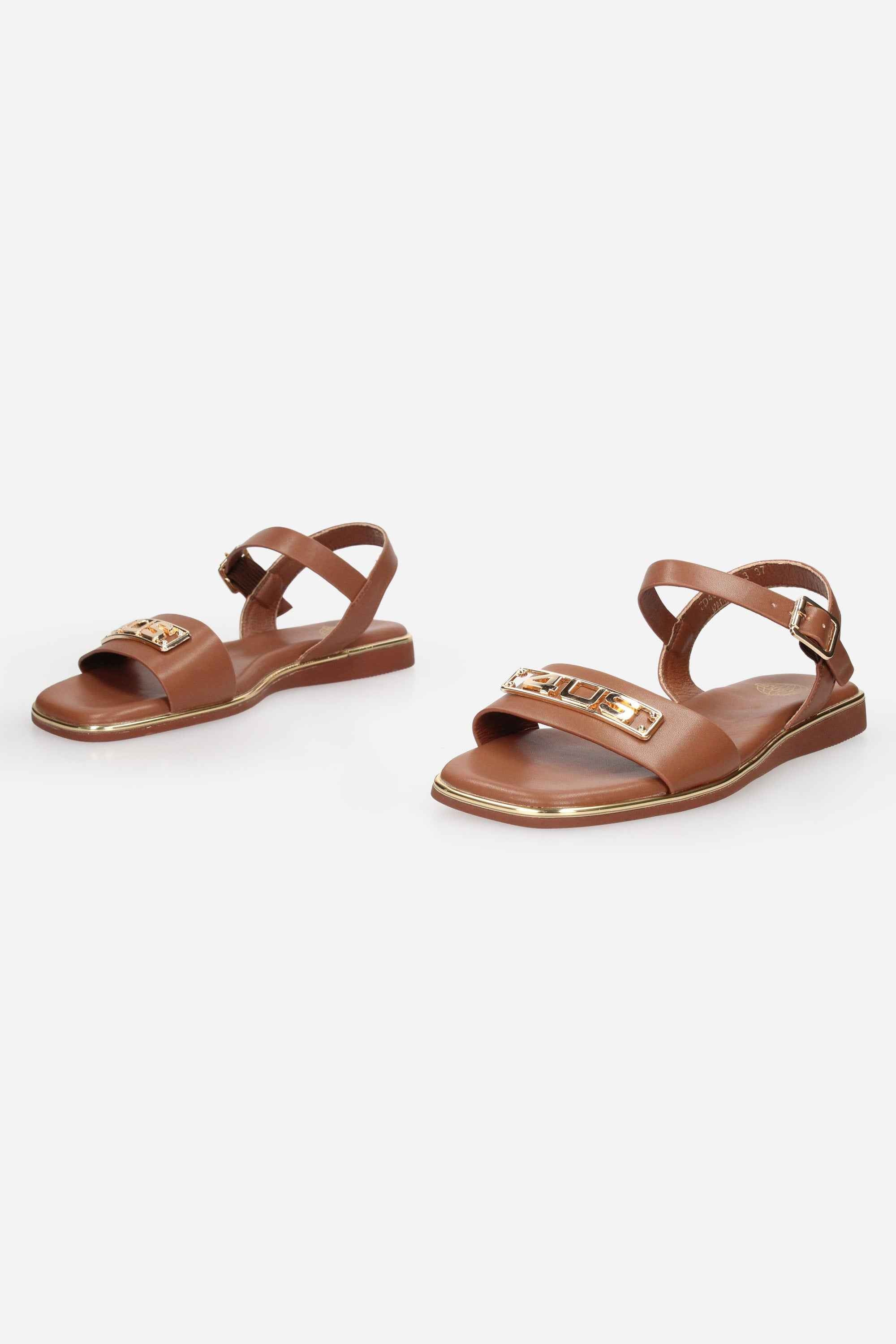 MARRONE | PACIOTTI 4US KIDS - D ZD4US136-3 Sandalo