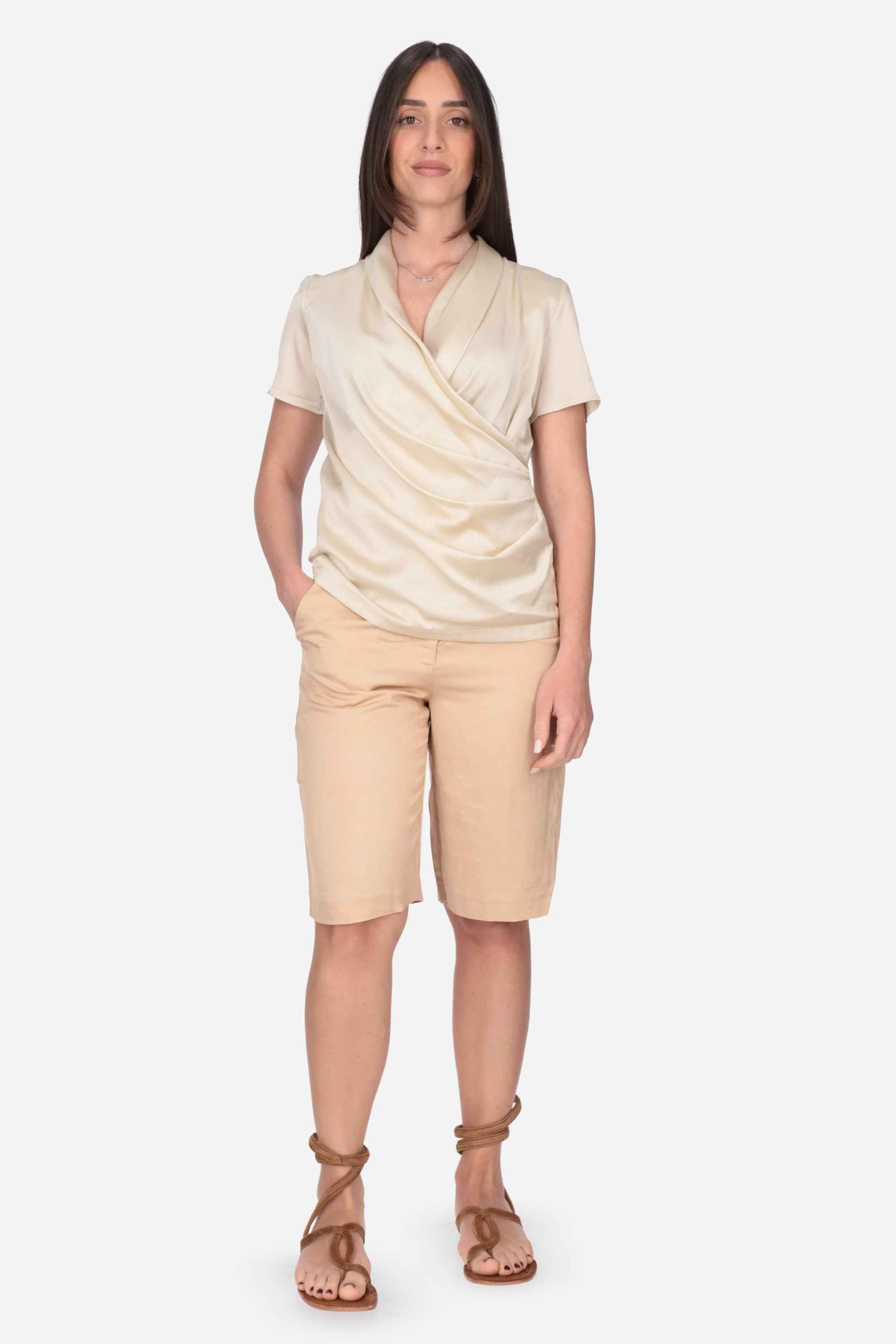 BEIGE | GUESS BY MARCIANO - D 1YGD009045Z Bermuda