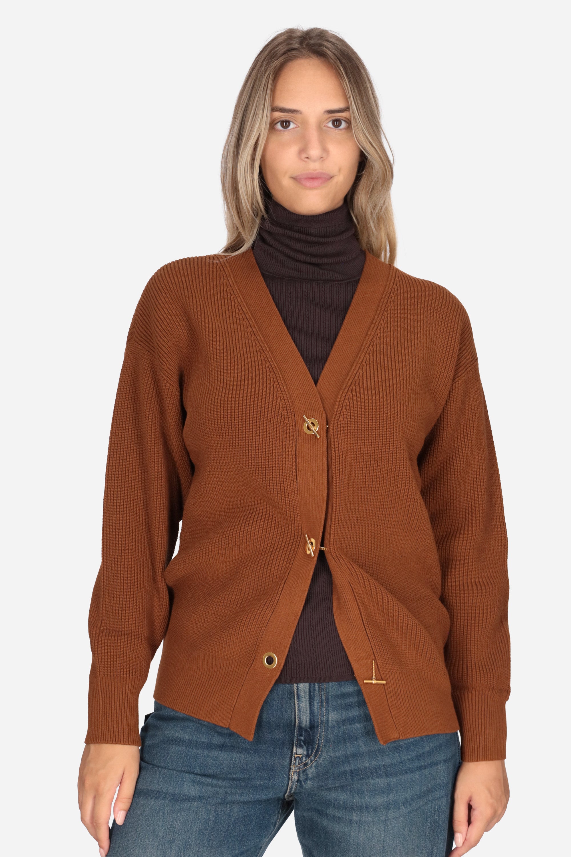 MARRONE | ELISABETTA FRANCHI - D MK01S66E2 Cardigan