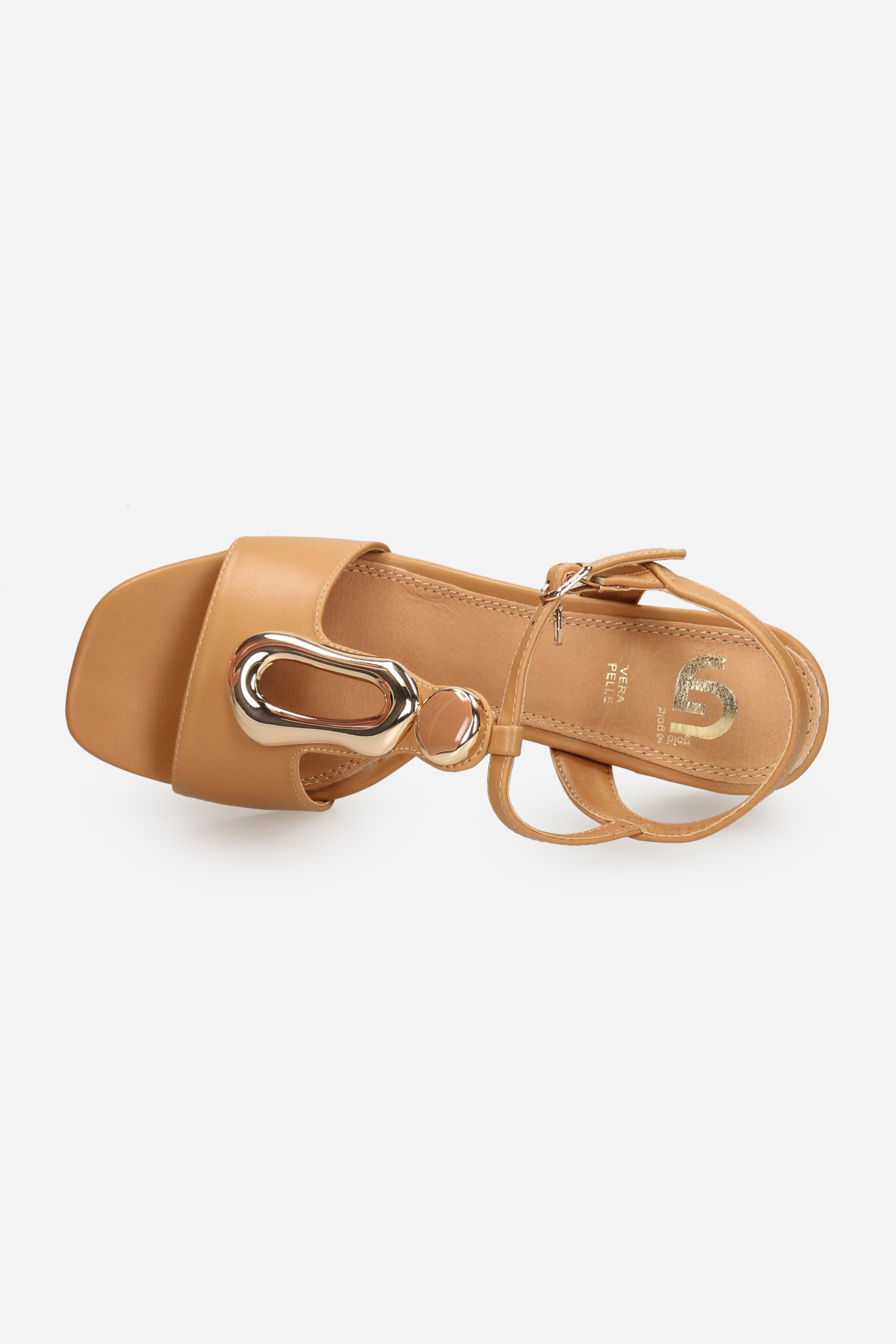 BEIGE | GOLD & GOLD - D FG09 Sandalo