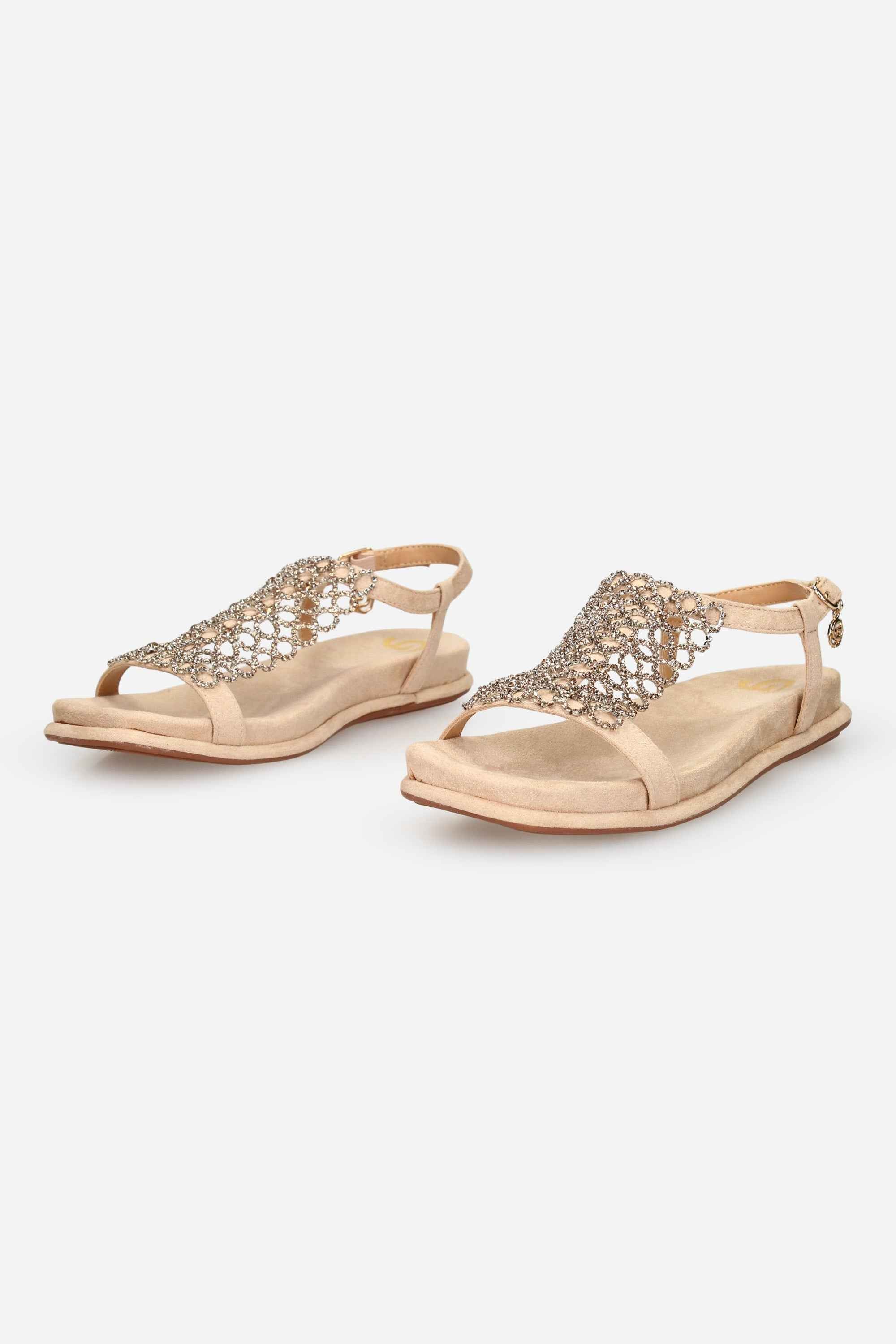 BEIGE | GOLD & GOLD - D FA02 Sandalo