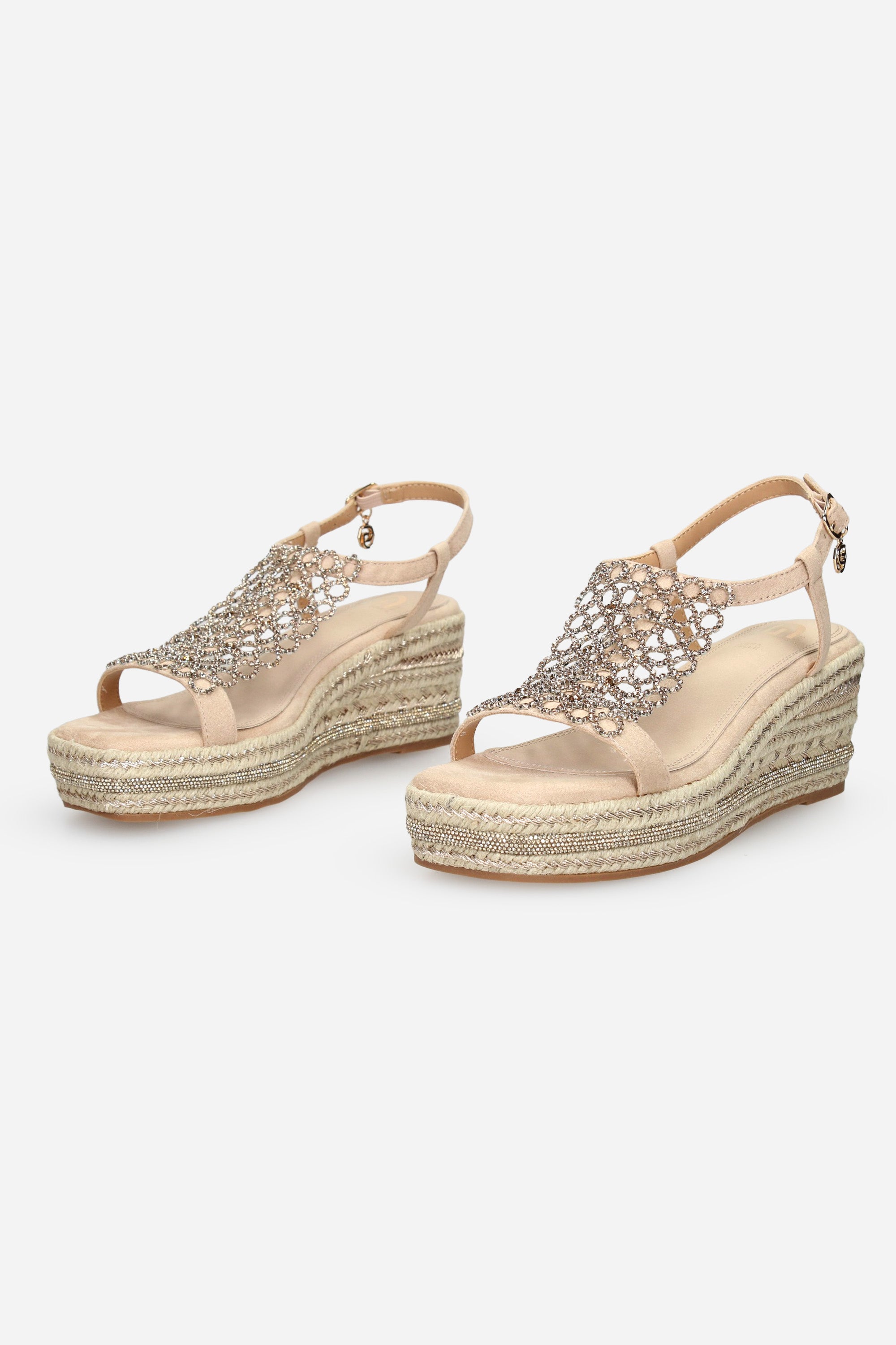 BEIGE | GOLD & GOLD - D FA03 Espadrillas