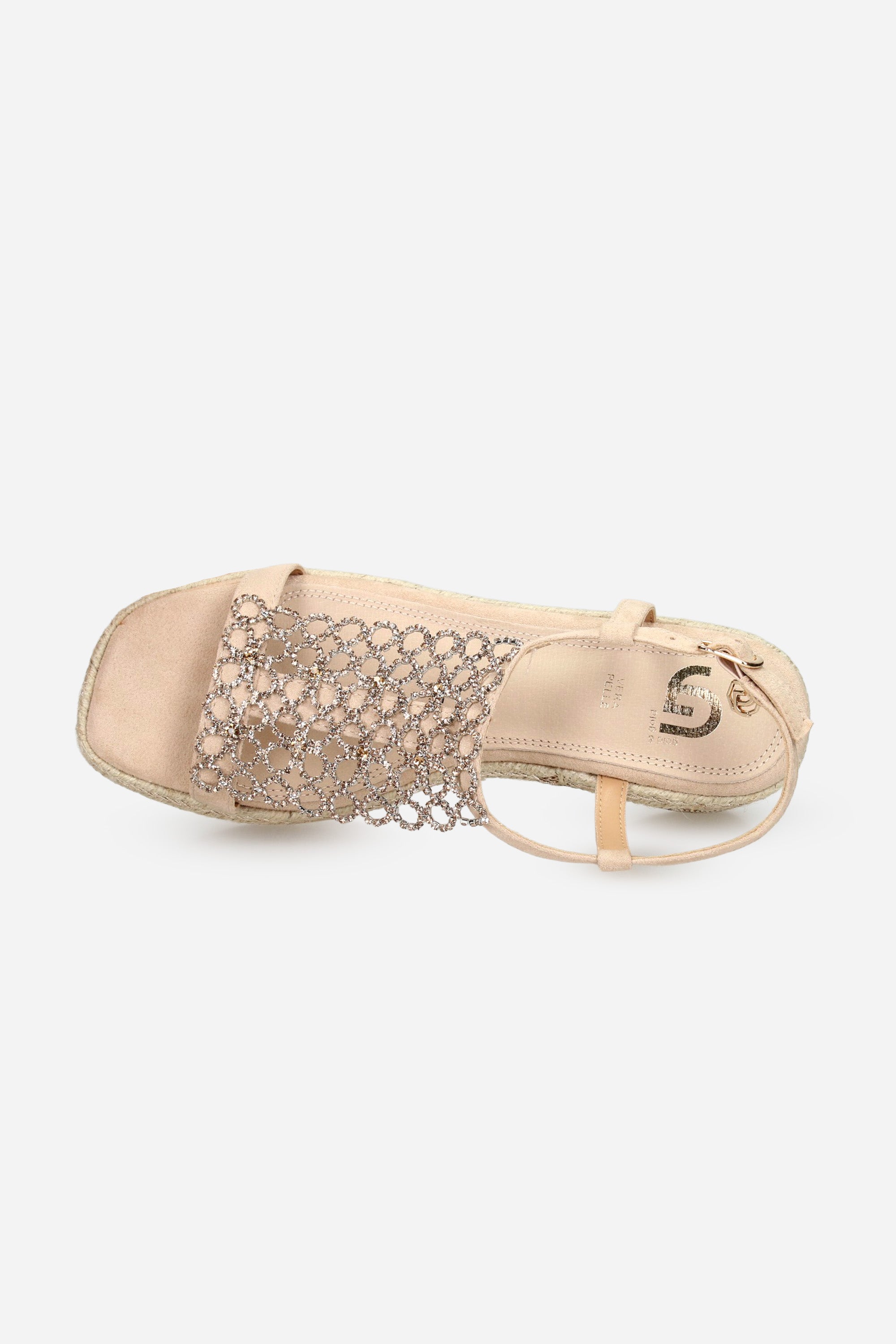 BEIGE | GOLD & GOLD - D FA03 Espadrillas