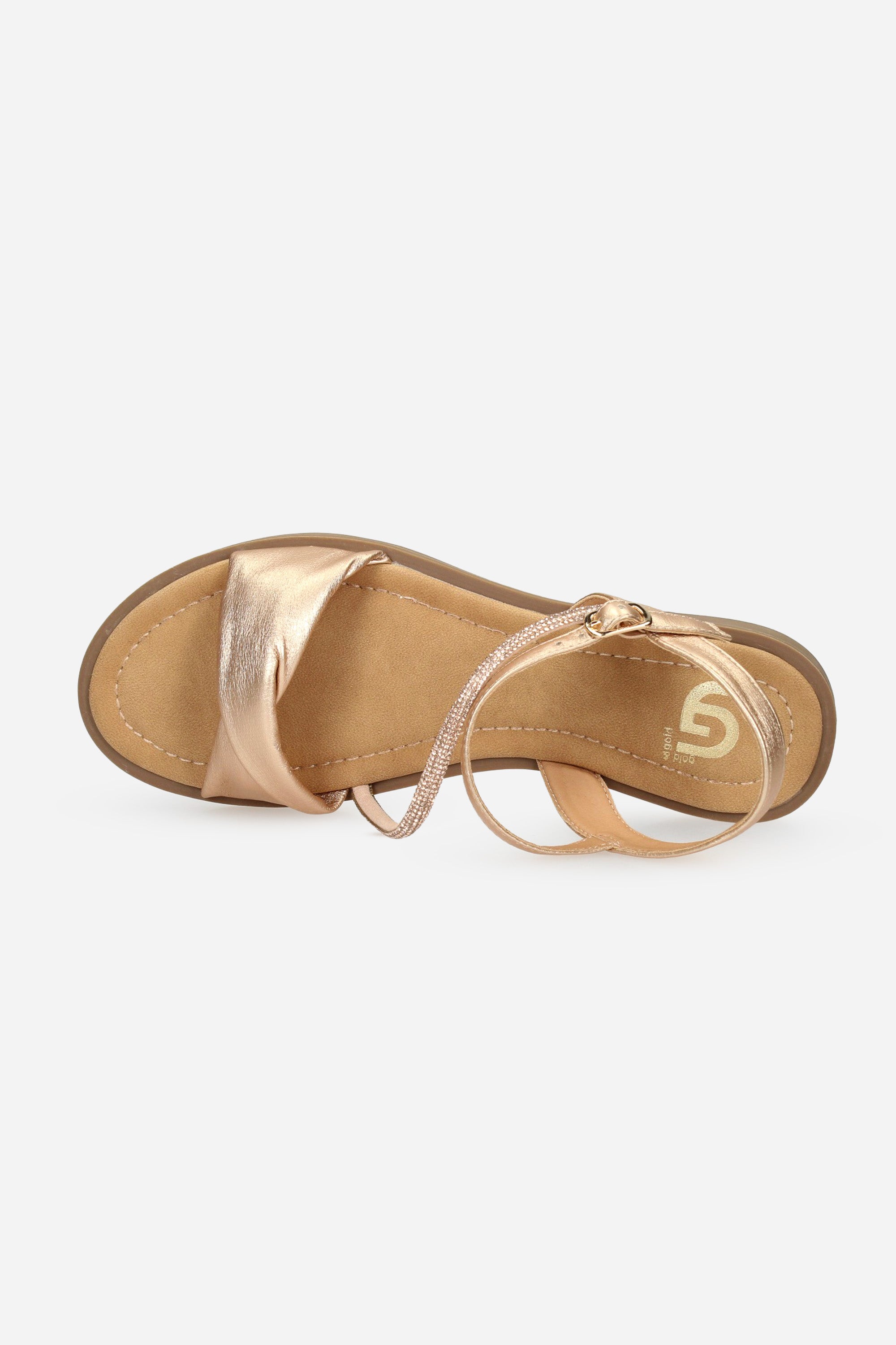 BRONZO | GOLD & GOLD - D GY462 Sandalo