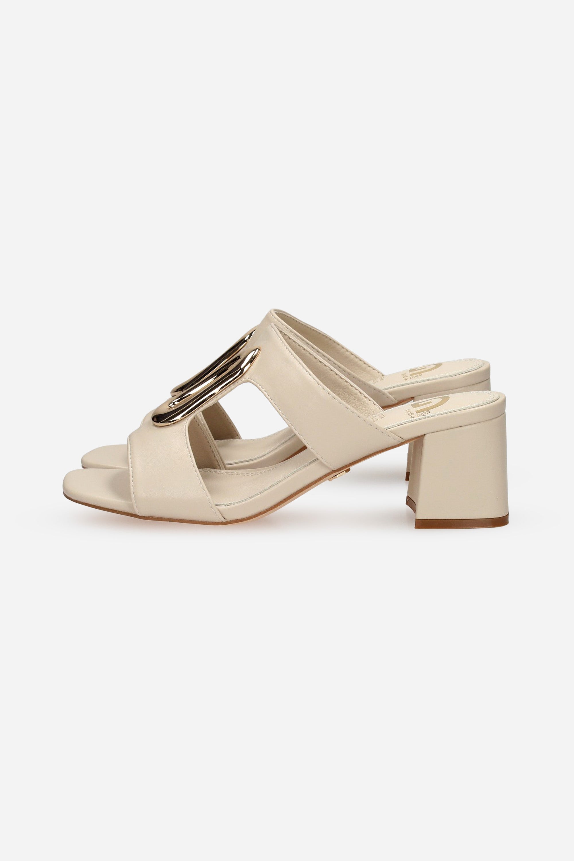 BEIGE | GOLD & GOLD - D FG10 Sandalo