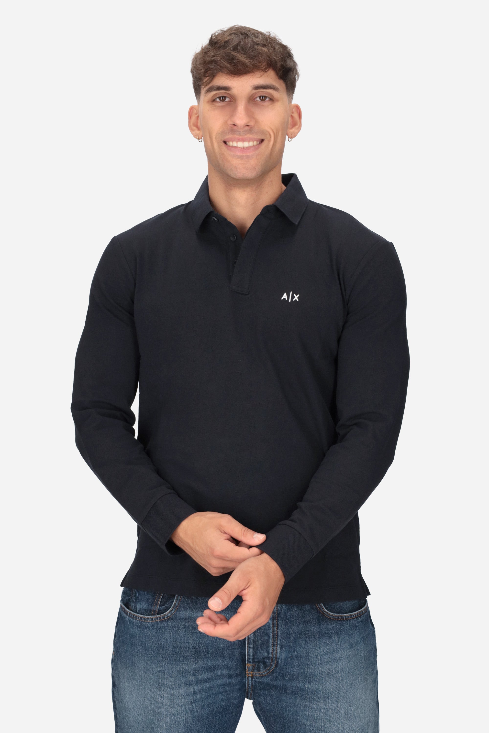 BLU | ARMANI EXCHANGE - U XM001288 Polo