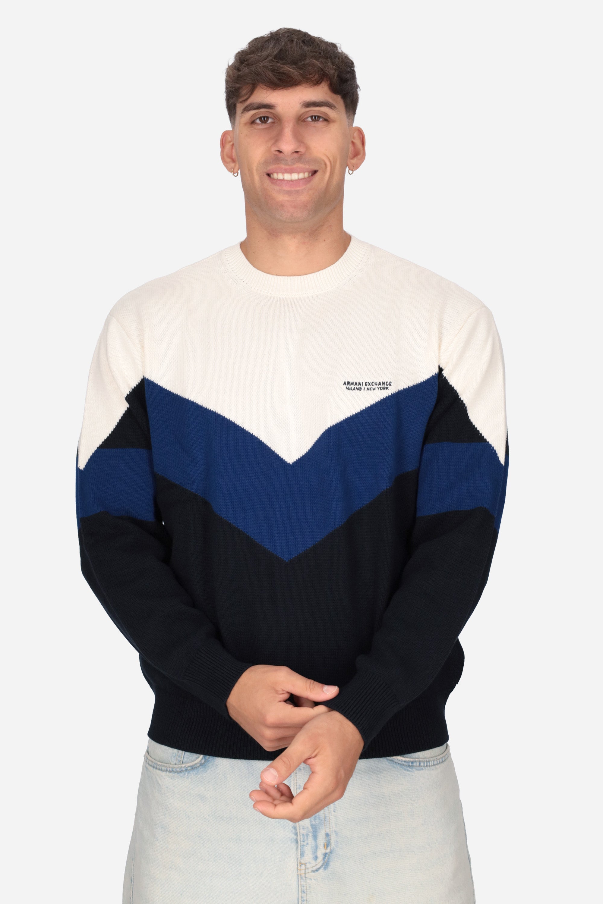 BLU | ARMANI EXCHANGE - U XM003561 Maglia