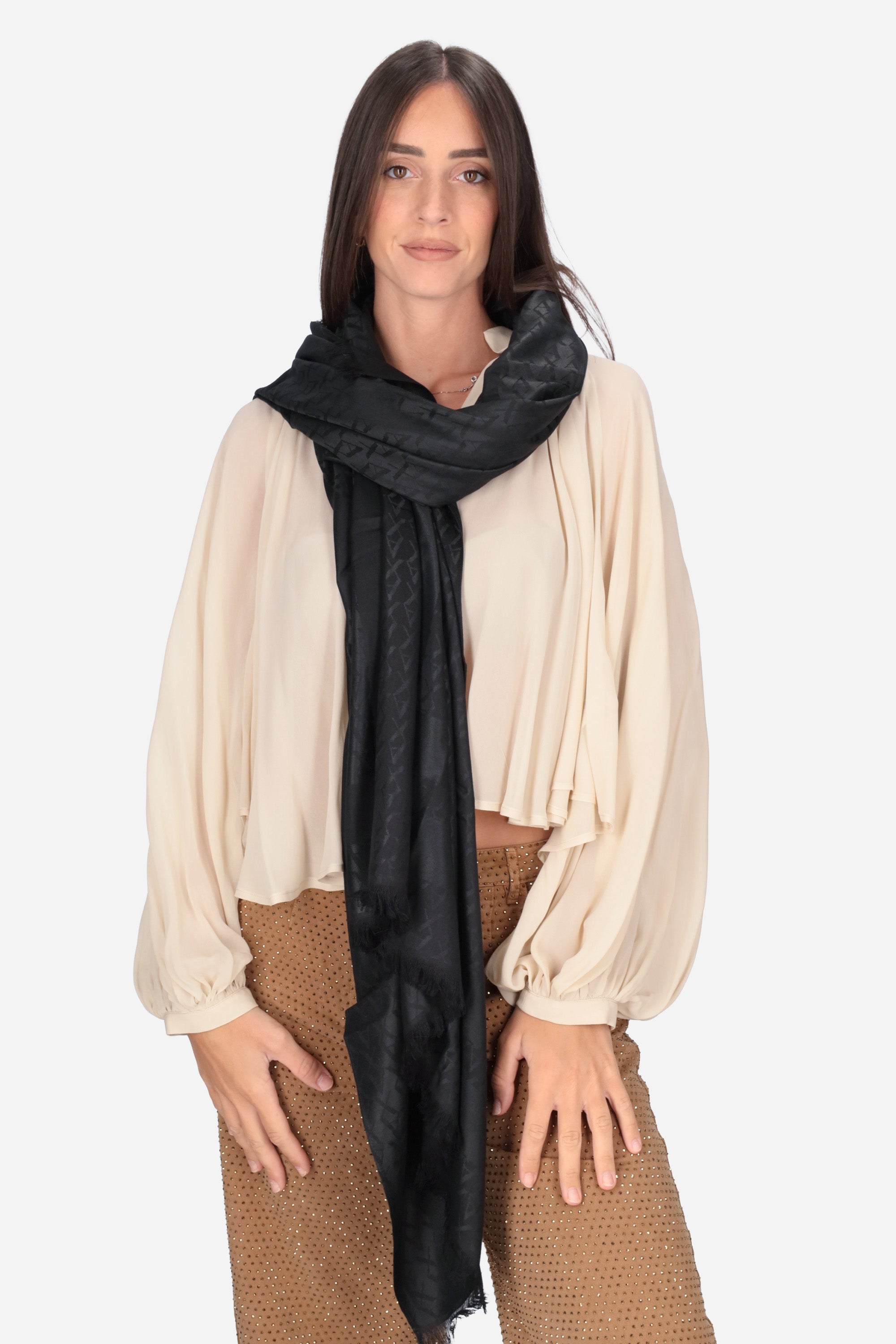 NERO | ARMANI EXCHANGE - D XW001408 Stola