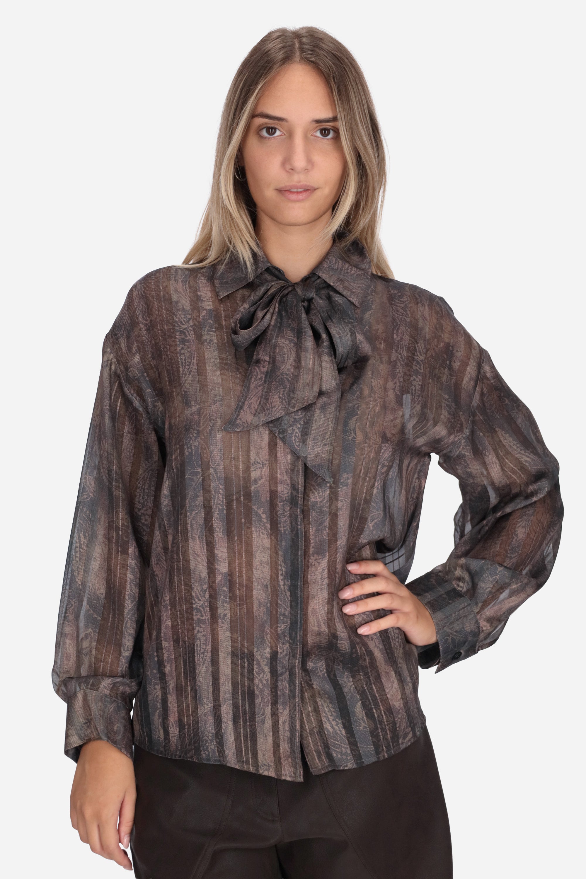 MARRONE | LIU JO - D UF6125T3260 Camicia
