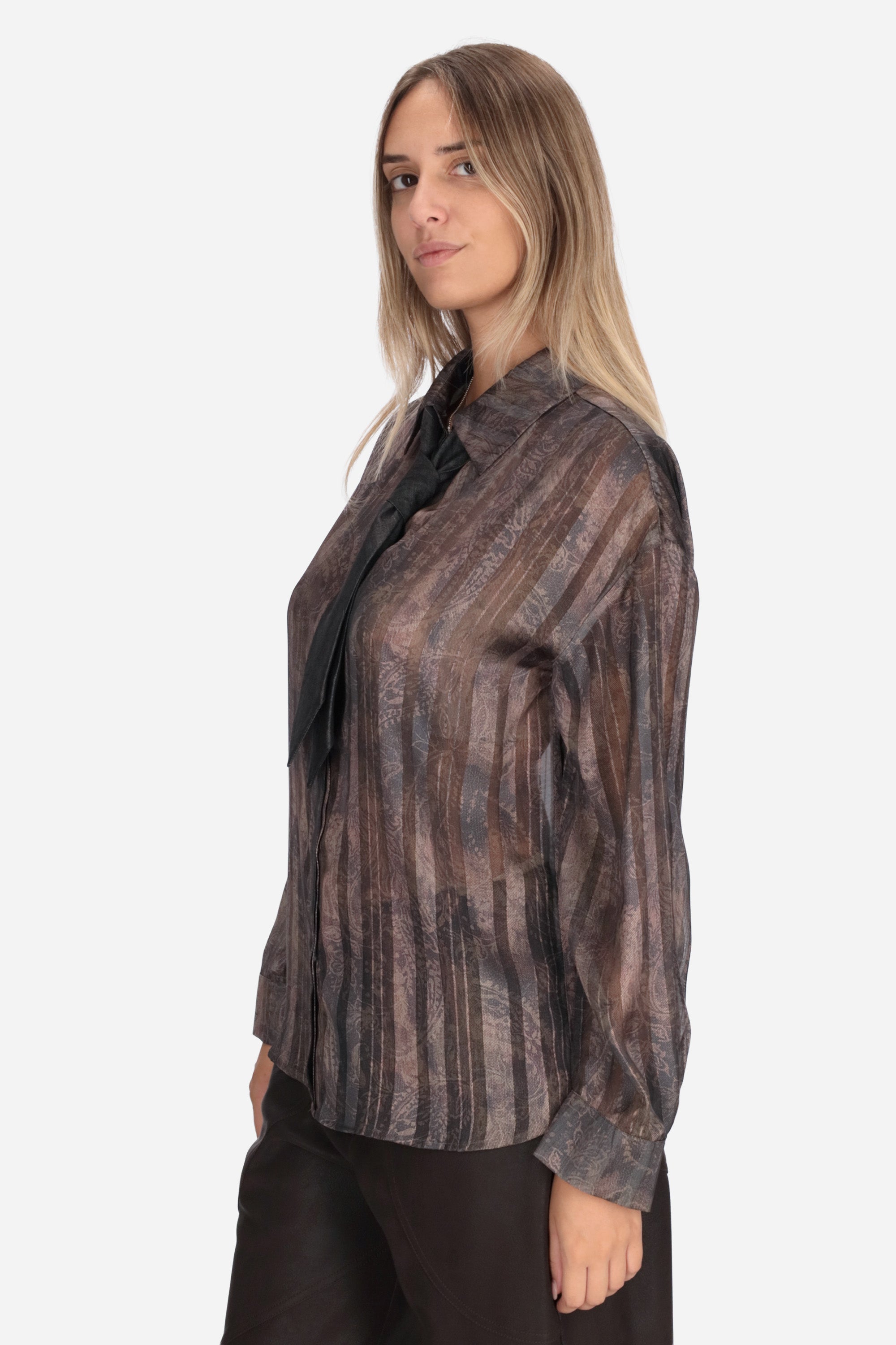 MARRONE | LIU JO - D UF6125T3260 Camicia