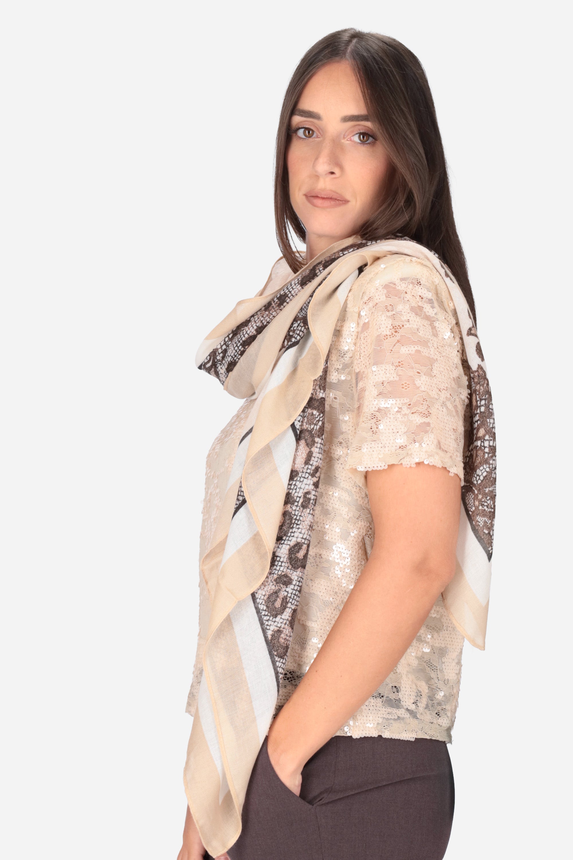 MARRONE | LIU JO - D 2F6073T2745 Foulard