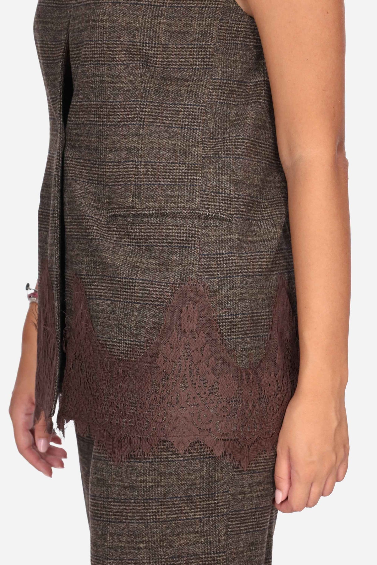 MARRONE | LE SARTE DEL SOLE - D J4316 Gilet