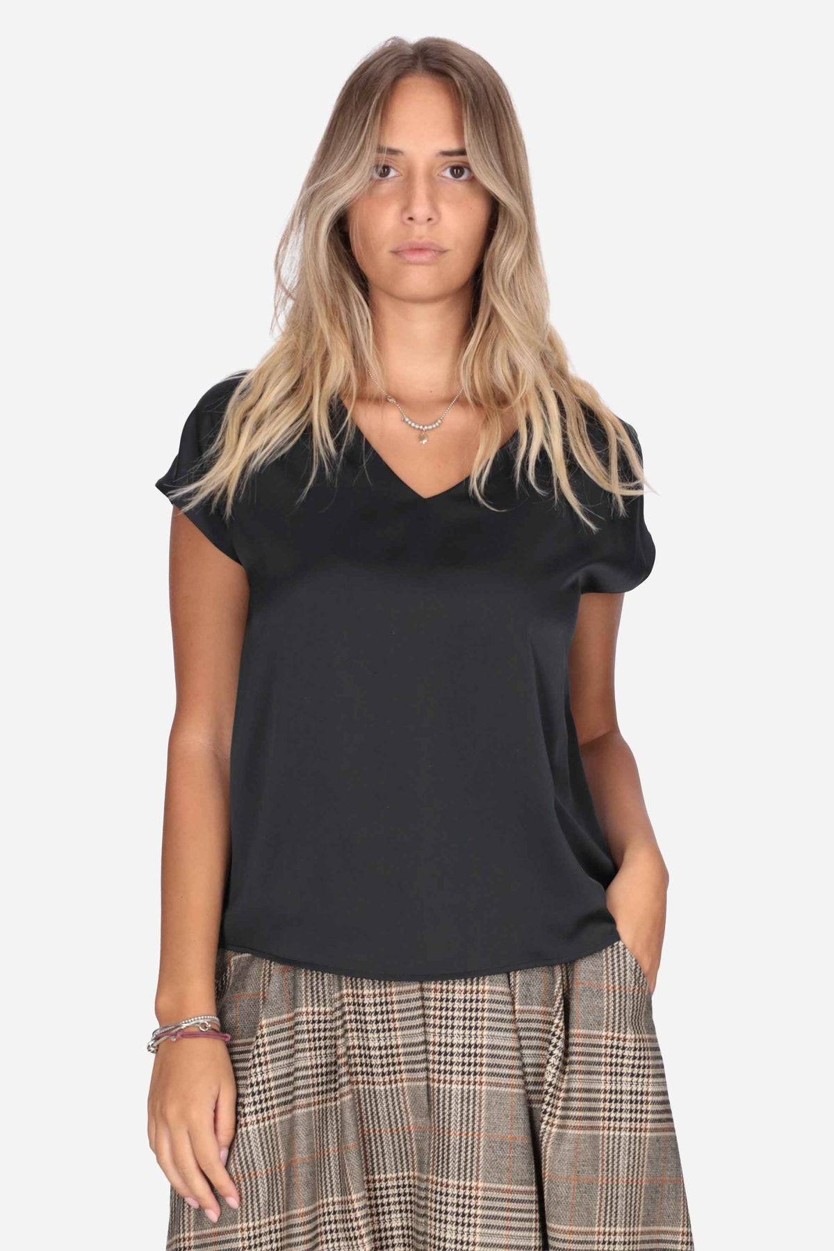 NERO | LE SARTE DEL SOLE - D B4255 Blusa