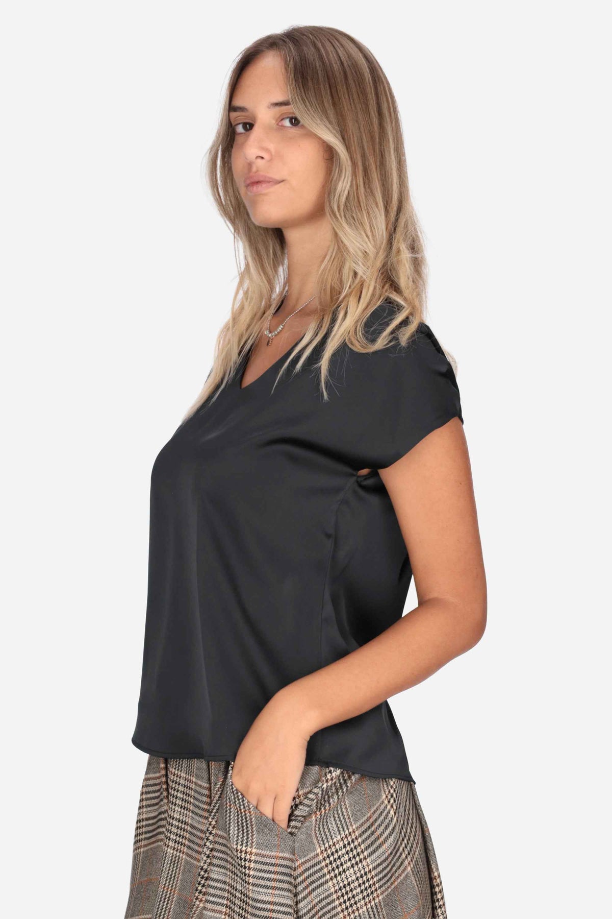 NERO | LE SARTE DEL SOLE - D B4255 Blusa