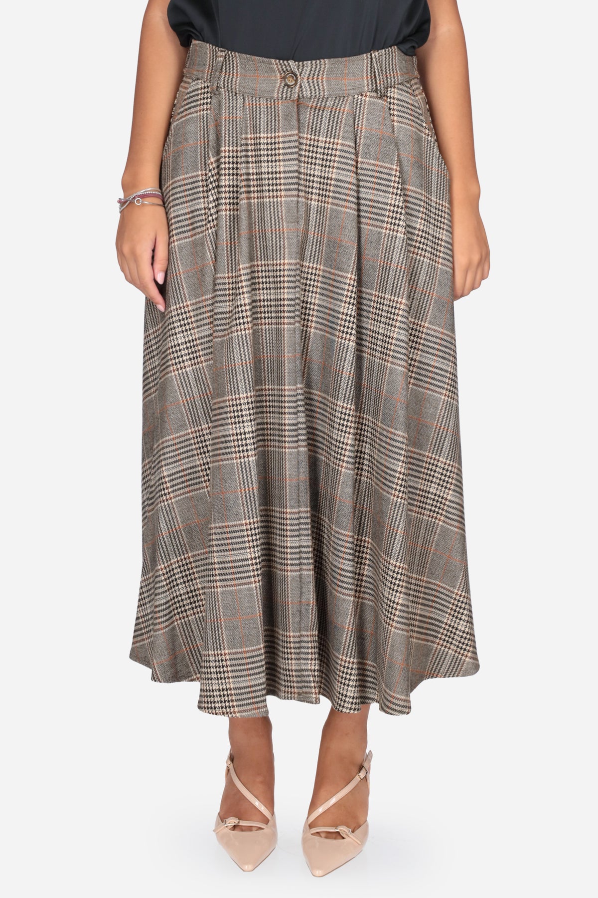 MARRONE | LE SARTE DEL SOLE - D G4288 Gonna