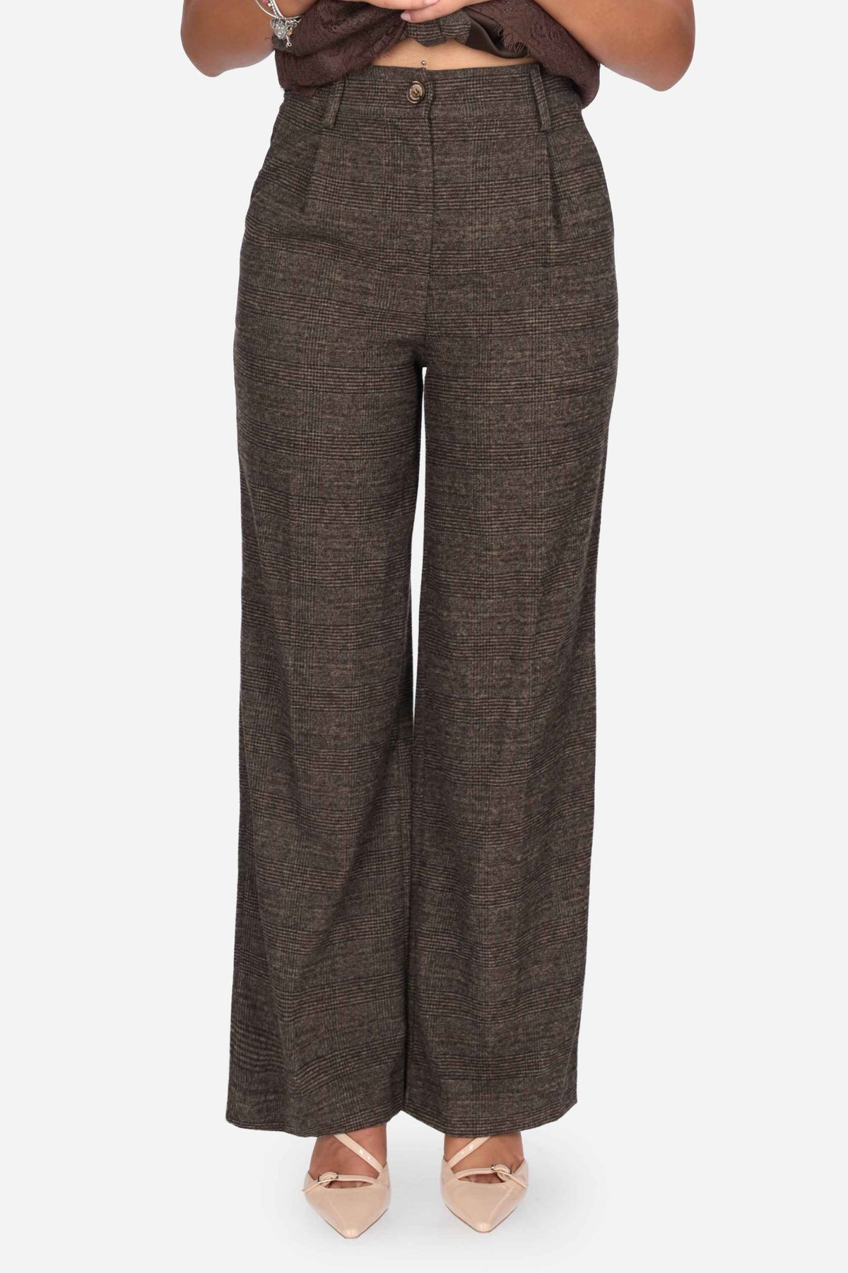 MARRONE | LE SARTE DEL SOLE - D P4319 Pantalone